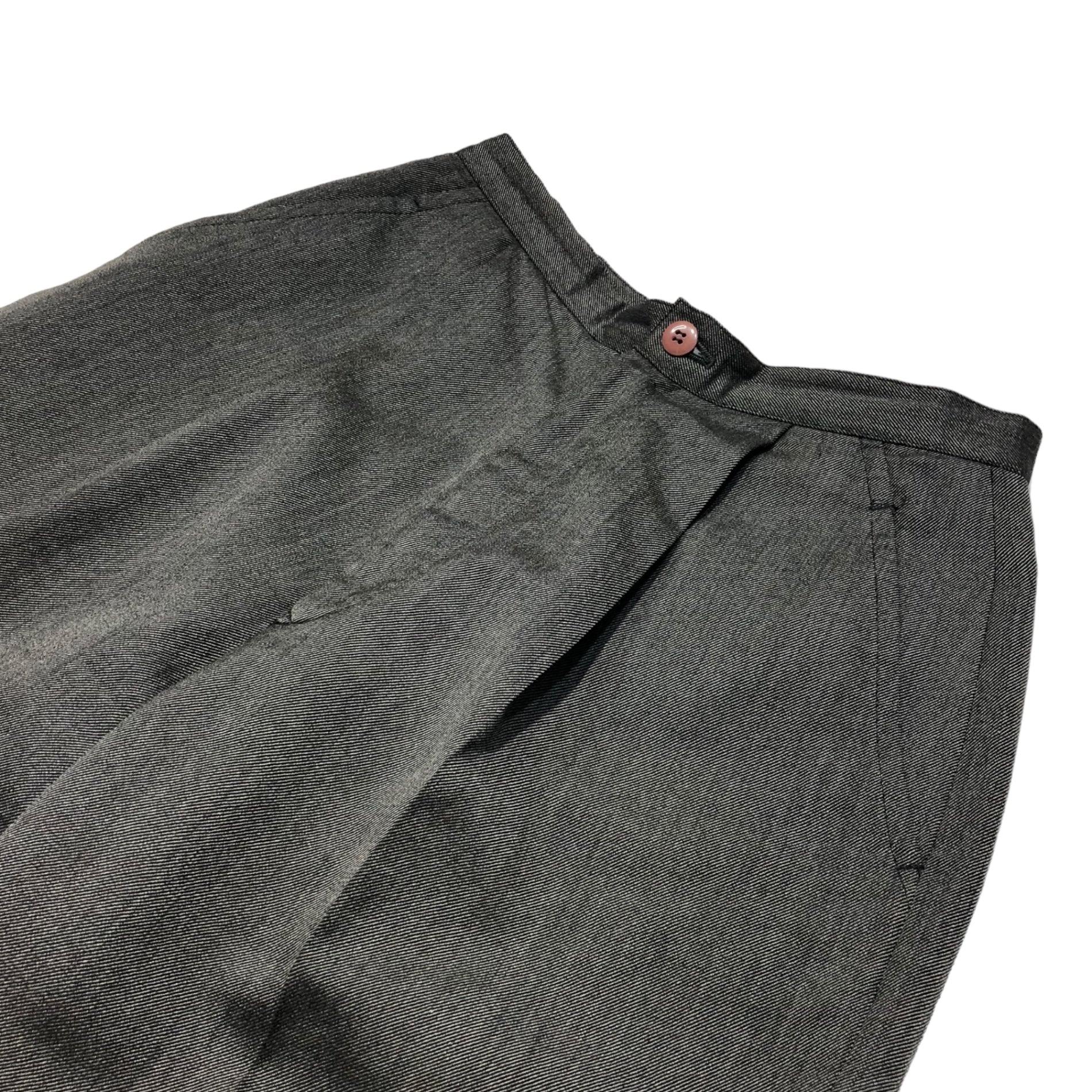 ISSEY MIYAKE(イッセイミヤケ) 80's Tuck slacks タック スラックス 80年代 筆タグ 9 グレー