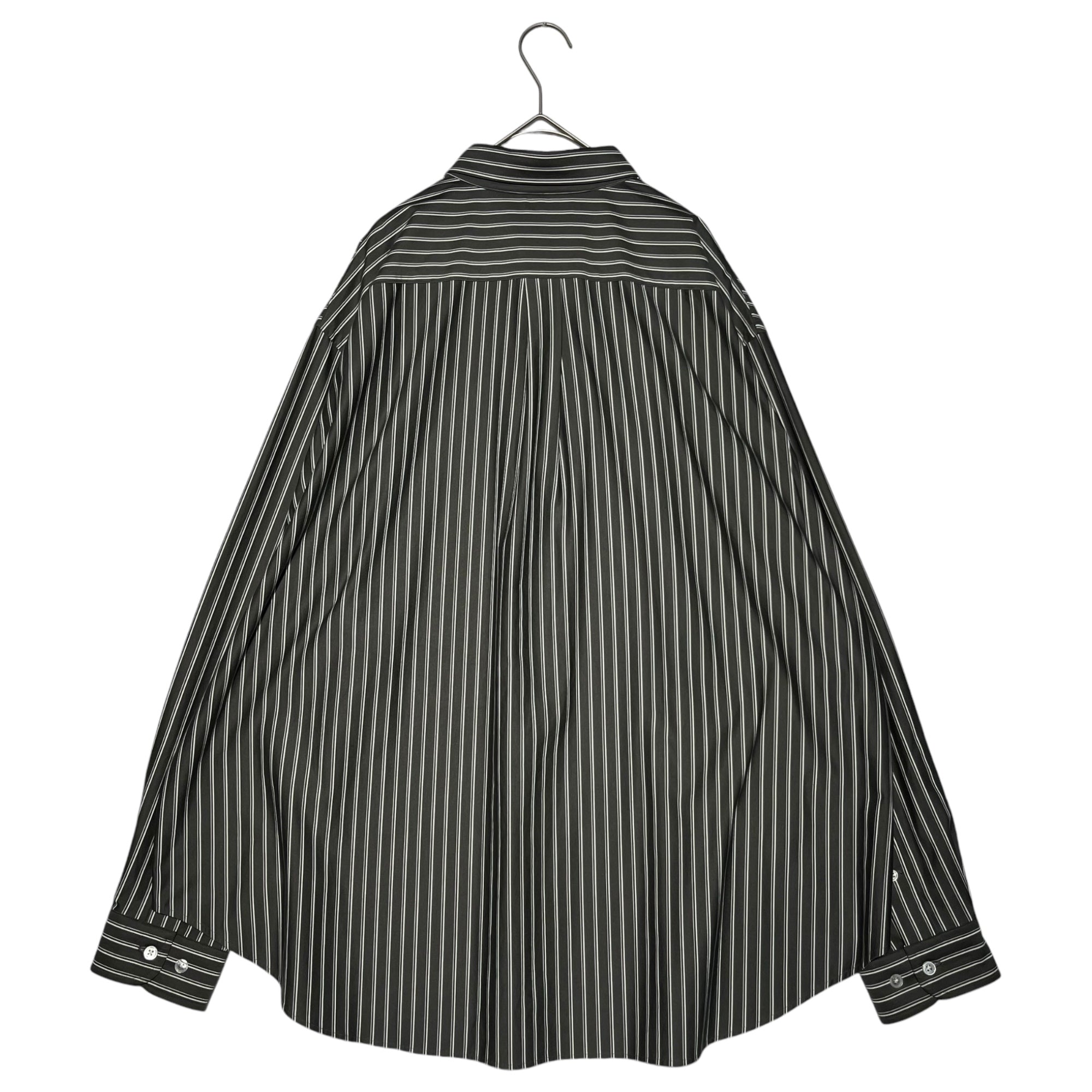 KANEMASA(カネマサ) 22AW +81別注 STRIPE ROYAL OX DRESS SHIRT ストライプ ロイヤル オックス ドレス  シャツ 22AW01 2(M程度) グレー 67546EOMA