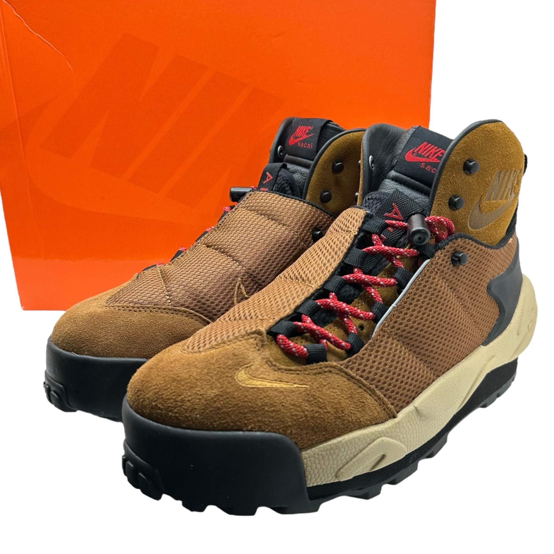 NIKE×sacai(ナイキ×サカイ) Magmascape "Pecan" マグマスケープ "ピーカン" FN0563-200 27.5cm ブラウン×ブラック ハイカット スニーカー