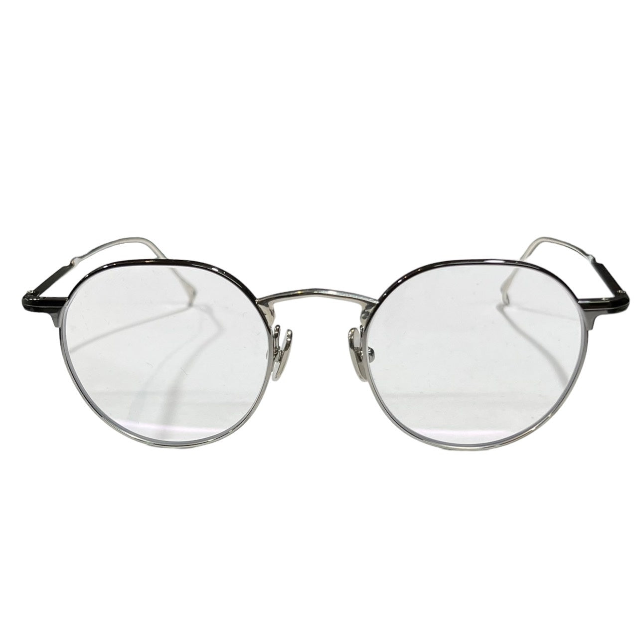KANEKO OPTICAL×ISSEY MIYAKE(金子眼鏡×イッセイミヤケ) PANT Ⅲ メガネ 眼鏡 サングラス 48□21-145 シルバー ケース付