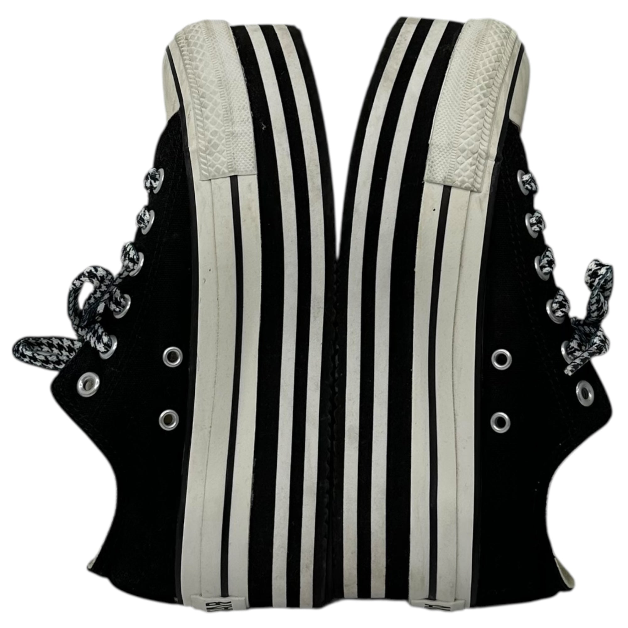 CONVERSE(コンバース) ALL STAR CHUNKYLINE OX 厚底 ローカット スニーカー 24.5cm ブラック×ホワイト
