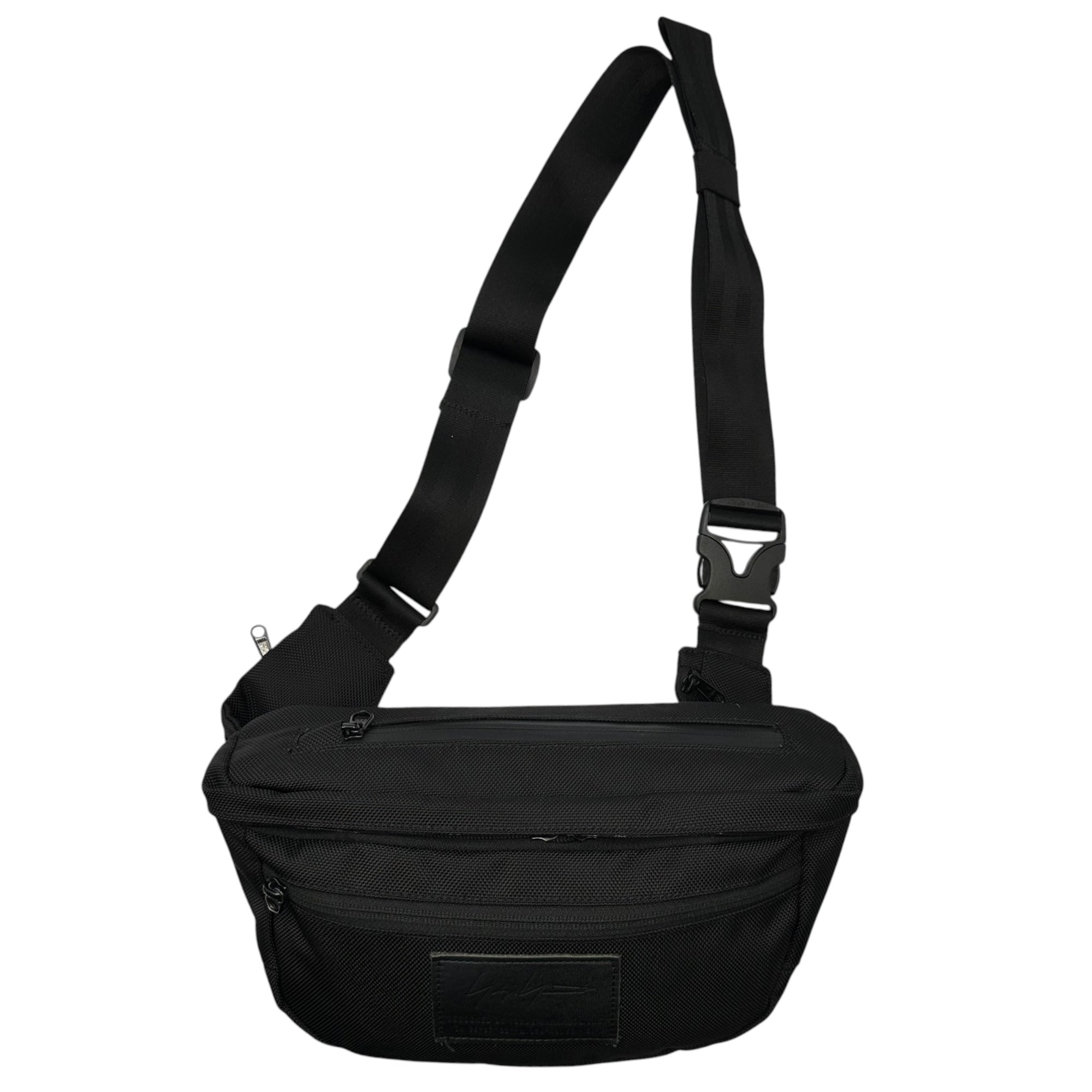 YOHJI YAMAMOTO POUR HOMME×NEW ERA(ヨウジヤマモトプールオム×ニューエラ) 20AW EXP WAIST BAG YY L / EXP ウエスト バッグ HR-150-975 ブラック ボディ 斜め掛け