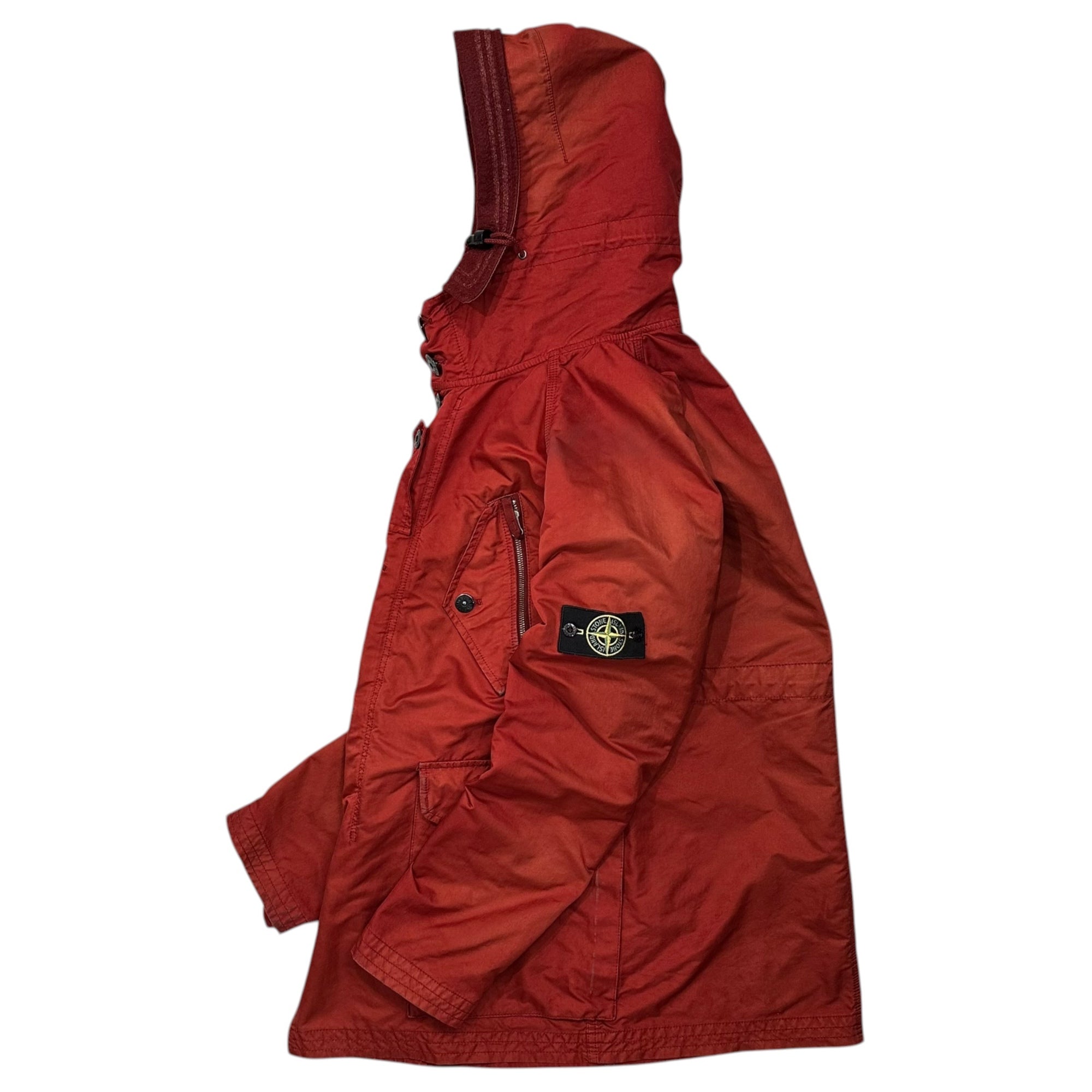 STONE ISLAND(ストーンアイランド) 09AW DAVID-TC FIELD PARKA デビッド TC フィールド パーカー 51154N49 表記無(ML程度) レッド モッズ ジャケット