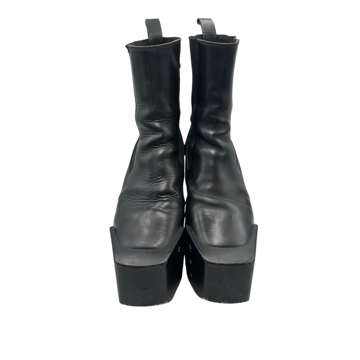 Rick Owens(リックオウエンス) GRILL KISS BOOTS グリル キスブーツ RU02A5825 43 ブラック