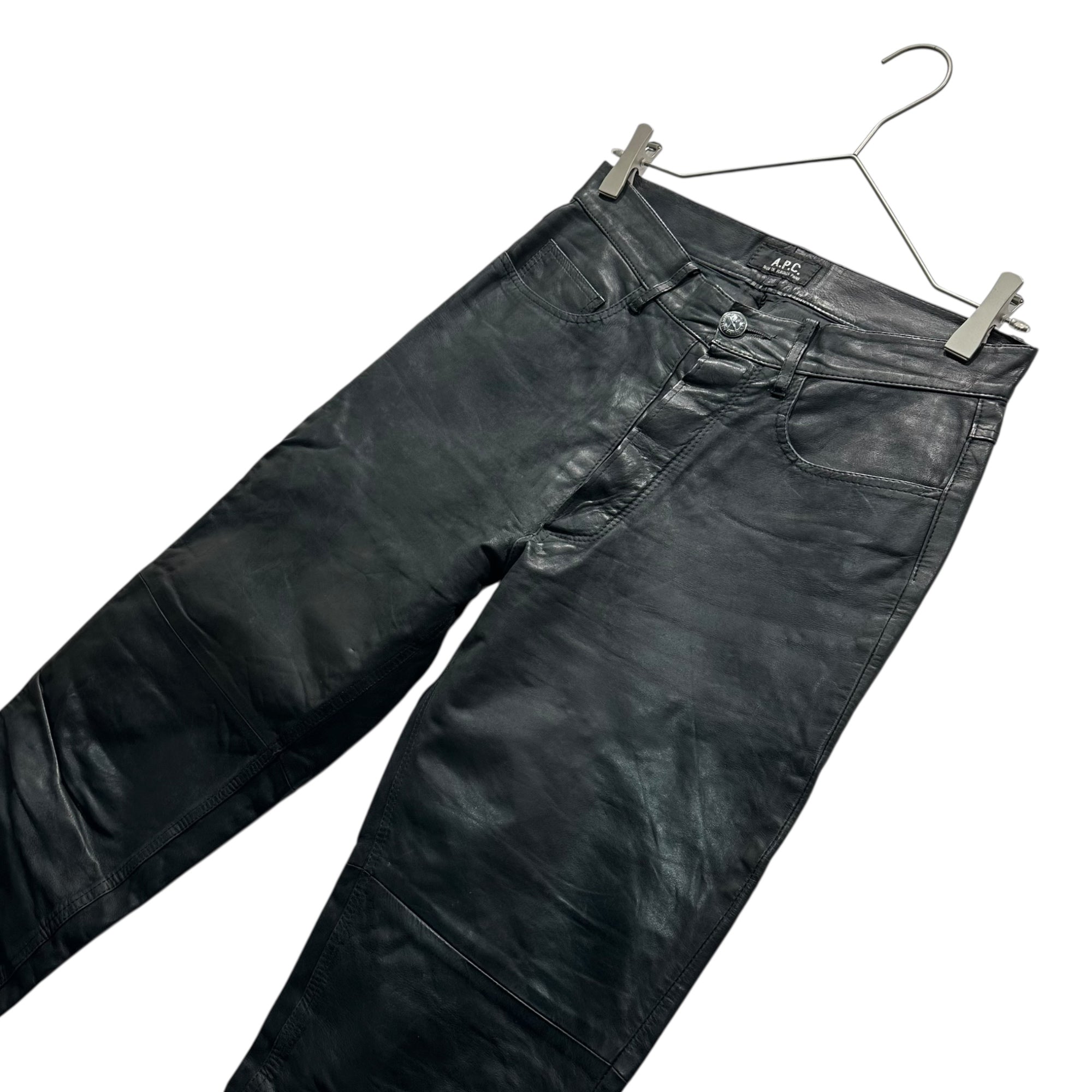 A.P.C.(アーペーセー) France made Leather Pants レザー パンツ 28