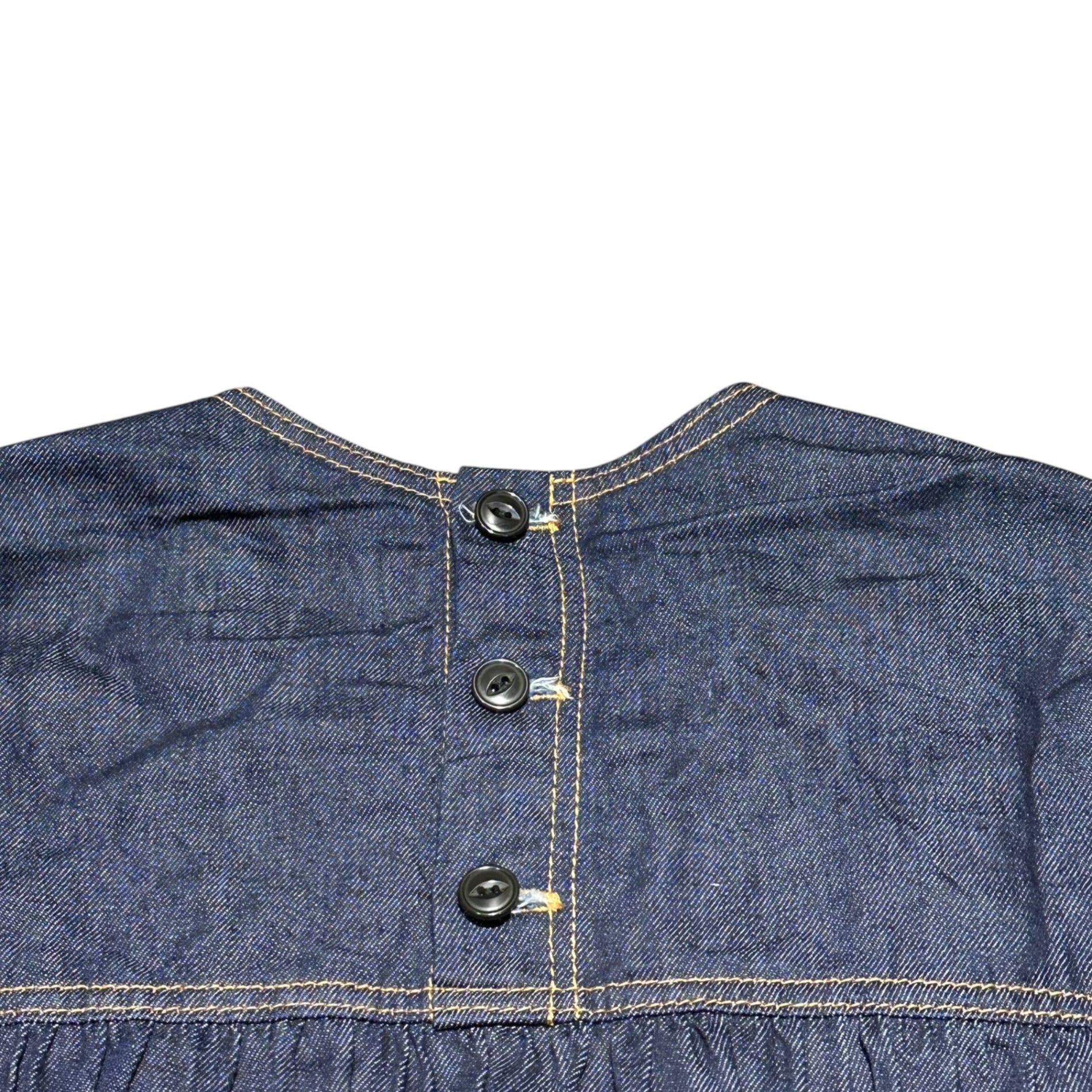 tricot COMME des GARCONS(トリココムデギャルソン) 13SS Denim Waist Belt Dress デニム ウエストベルト ワンピース TK-O004 M インディゴ AD2012