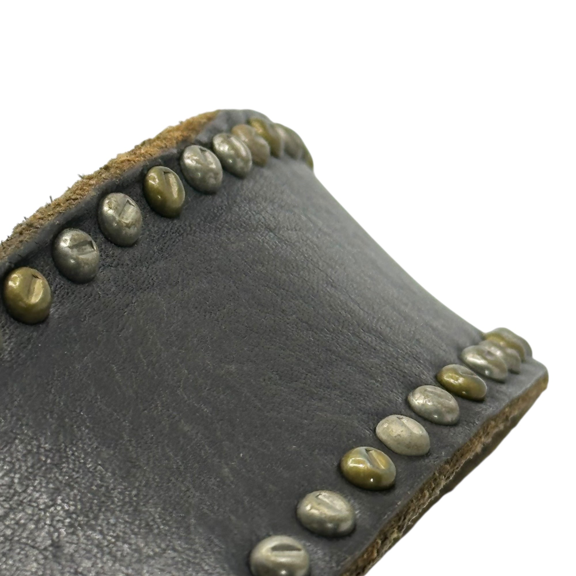 Hawk company(ホークカンパニー) Studded Leather Belt スタッズ レザー ベルト M ブラウン