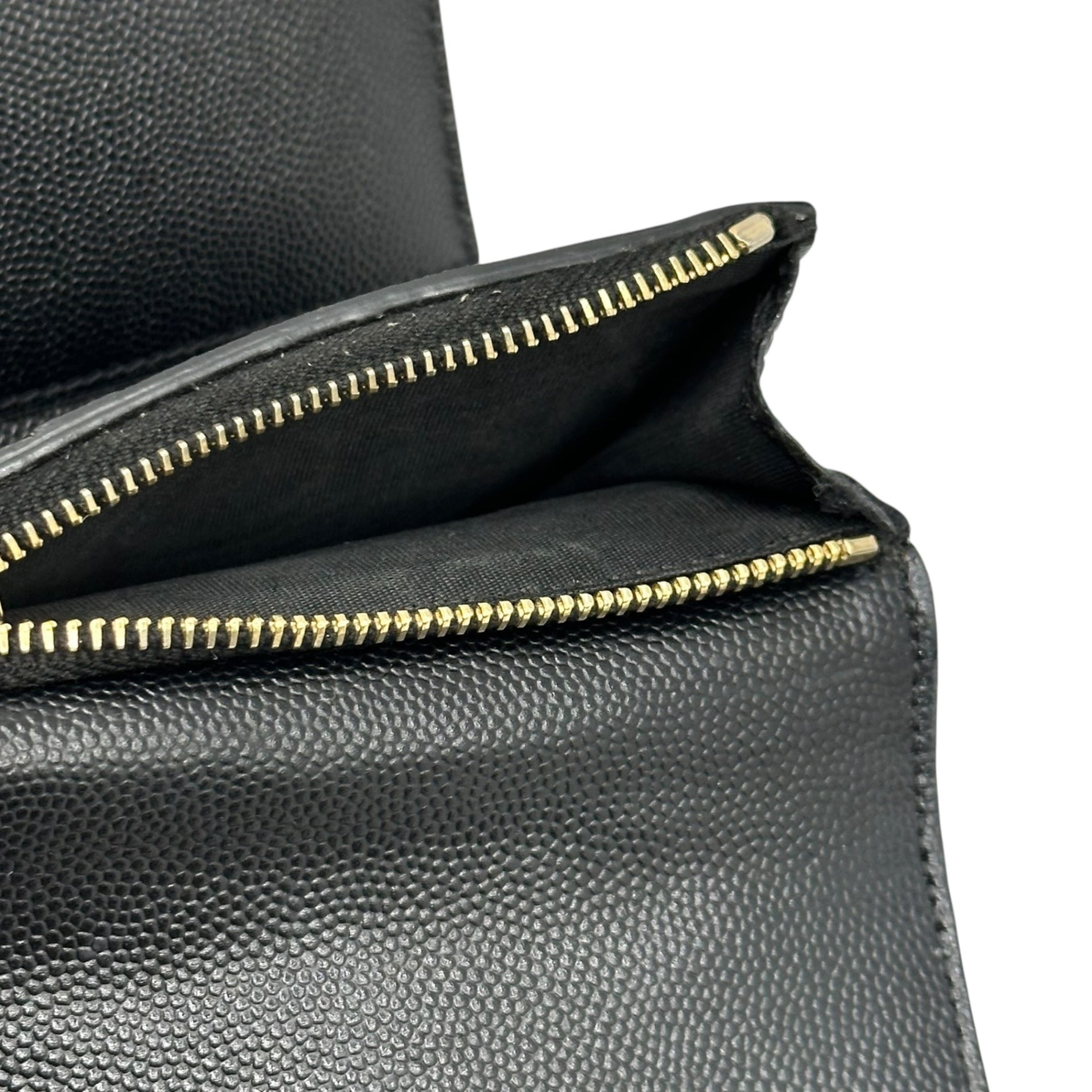 Saint Laurent(サンローラン) MONOGRAM YSL 三つ折り財布 モノグラム 03943 ブラック コンパクト 財布