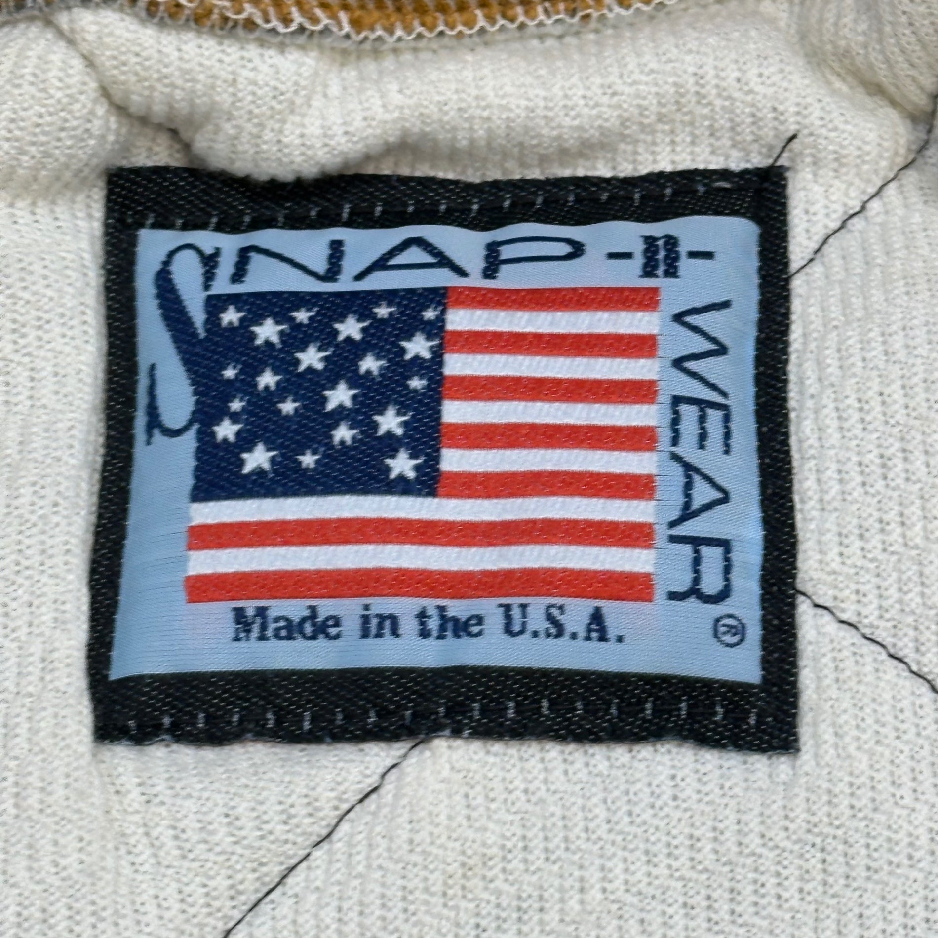 SNAP'N'WEAR(スナップンウエア) Crazy Pattern Quilted Jacket クレイジーパターン キルティング ジャケット 表記無(XL程度) マルチカラー 裏サーマル ブルゾン