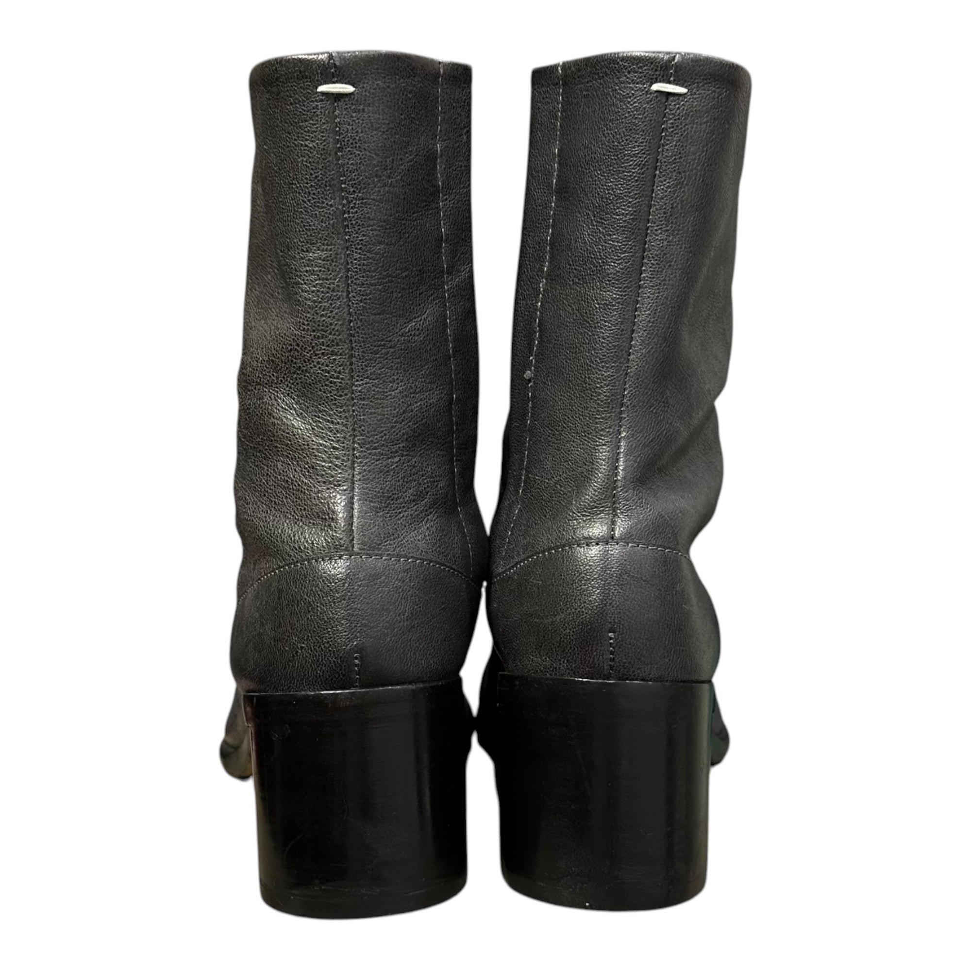 MAISON MARGIELA(メゾンマルジェラ) TABI ANKLE BOOTS H60 足袋 アンクル ブーツ 6cm 41 チャコールグレー タビ