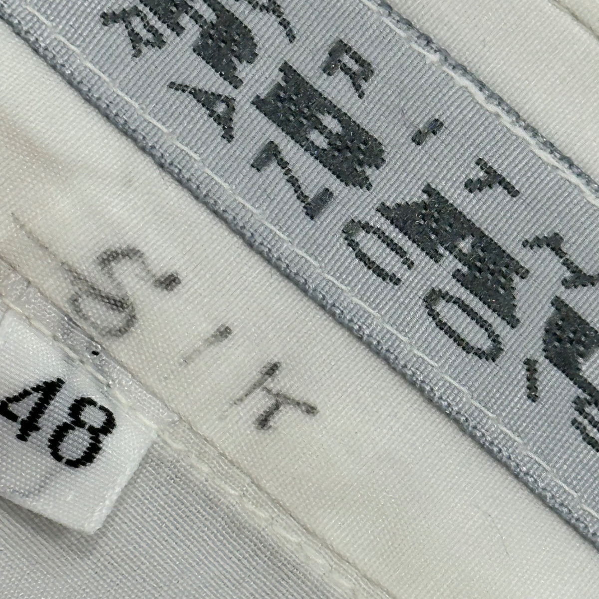 MARITHE FRANCOIS GIRBAUD(マリテフランソワジルボー) Hole-Embroidered Stitch L/S Regular-Collar Shirt 穴 エンブレム ステッチ 長袖 レギュラー カラー シャツ M ホワイト Old
