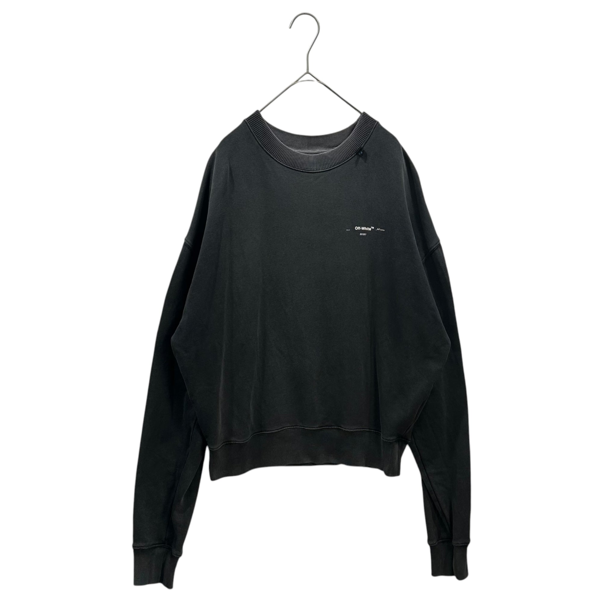 Off-White(オフホワイト) 19AW ABSTRACT ARROWS アブストラクト アロー クルーネック スウェット OMBA035F19E30011 XS グレー