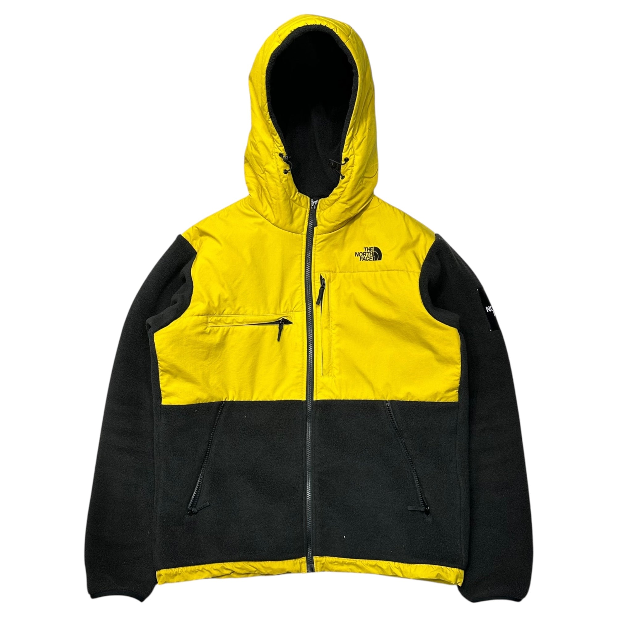 THE NORTH FACE(ノースフェイス) Denali Hoodie デナリ フーディ NA71832 L イエロー×ブラック フリース ジャケット