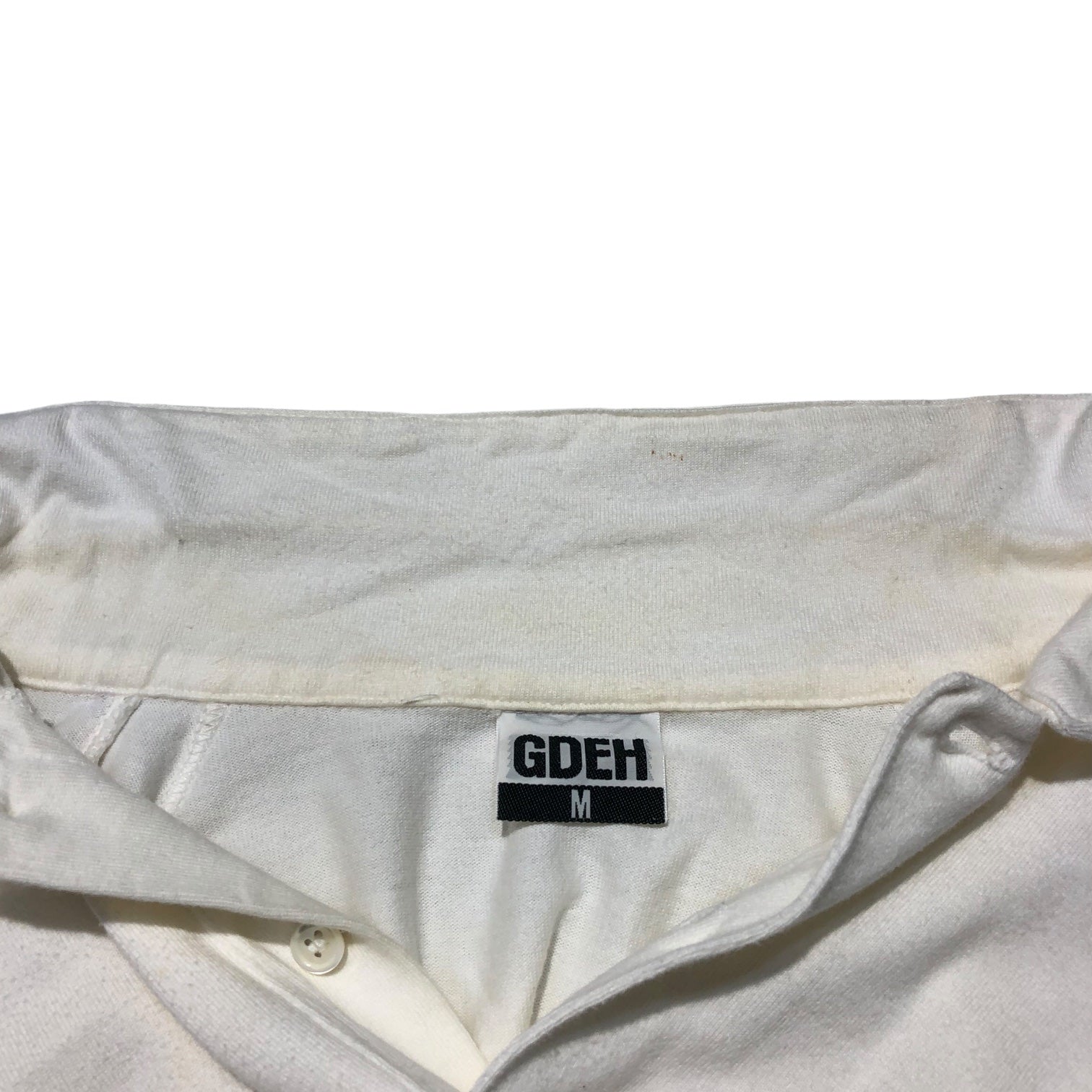 GOODENOUGH(グッドイナフ) 90's sideline polo shirt サイドラインポロシャツ 藤原ヒロシ M オフホワイト×ブルー×レッド