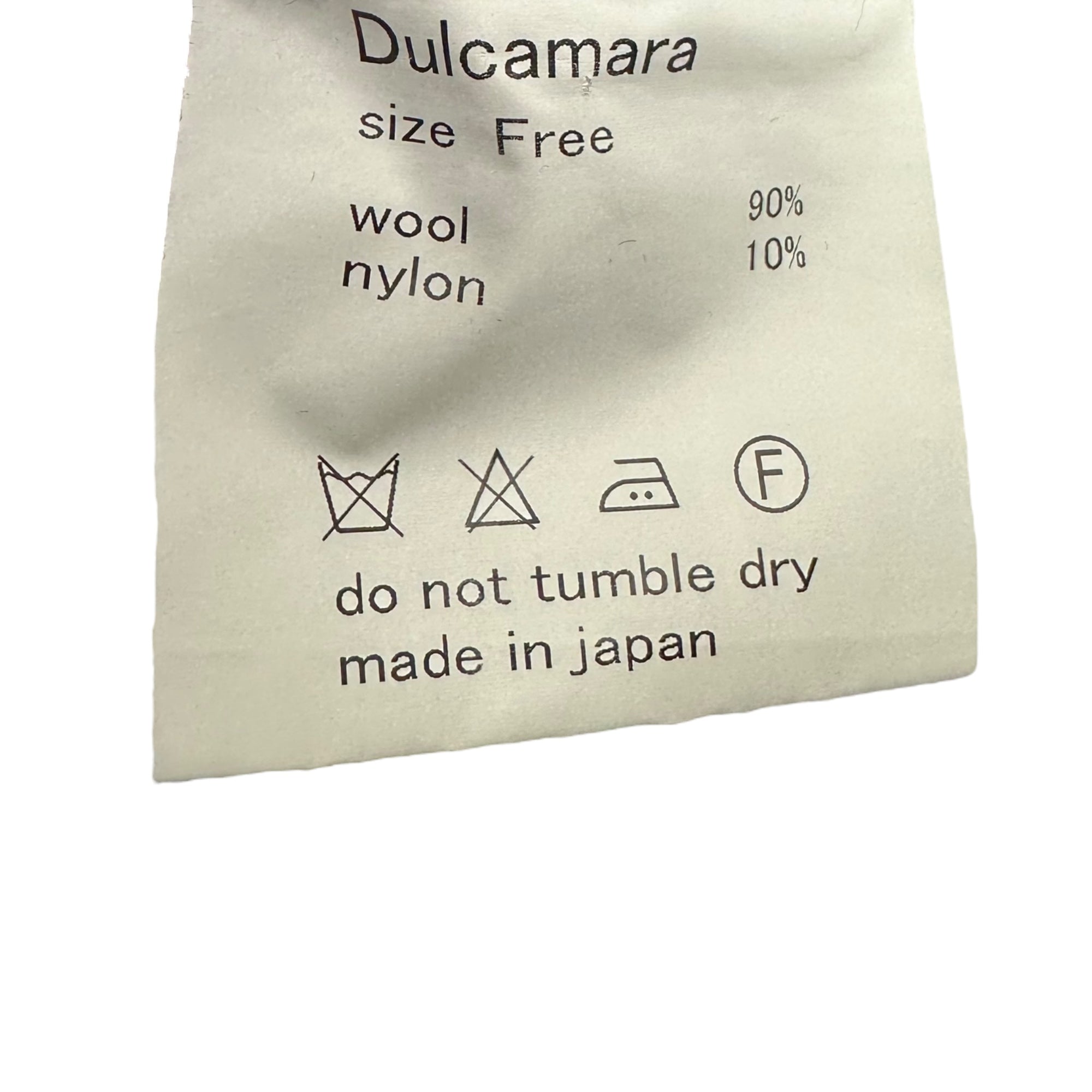 Dulcamara(ドゥルカマラ) Front Pocket Wool Sleeveless Top フロントポケット ウール ノースリーブ トップ FREE グレー×ブラック