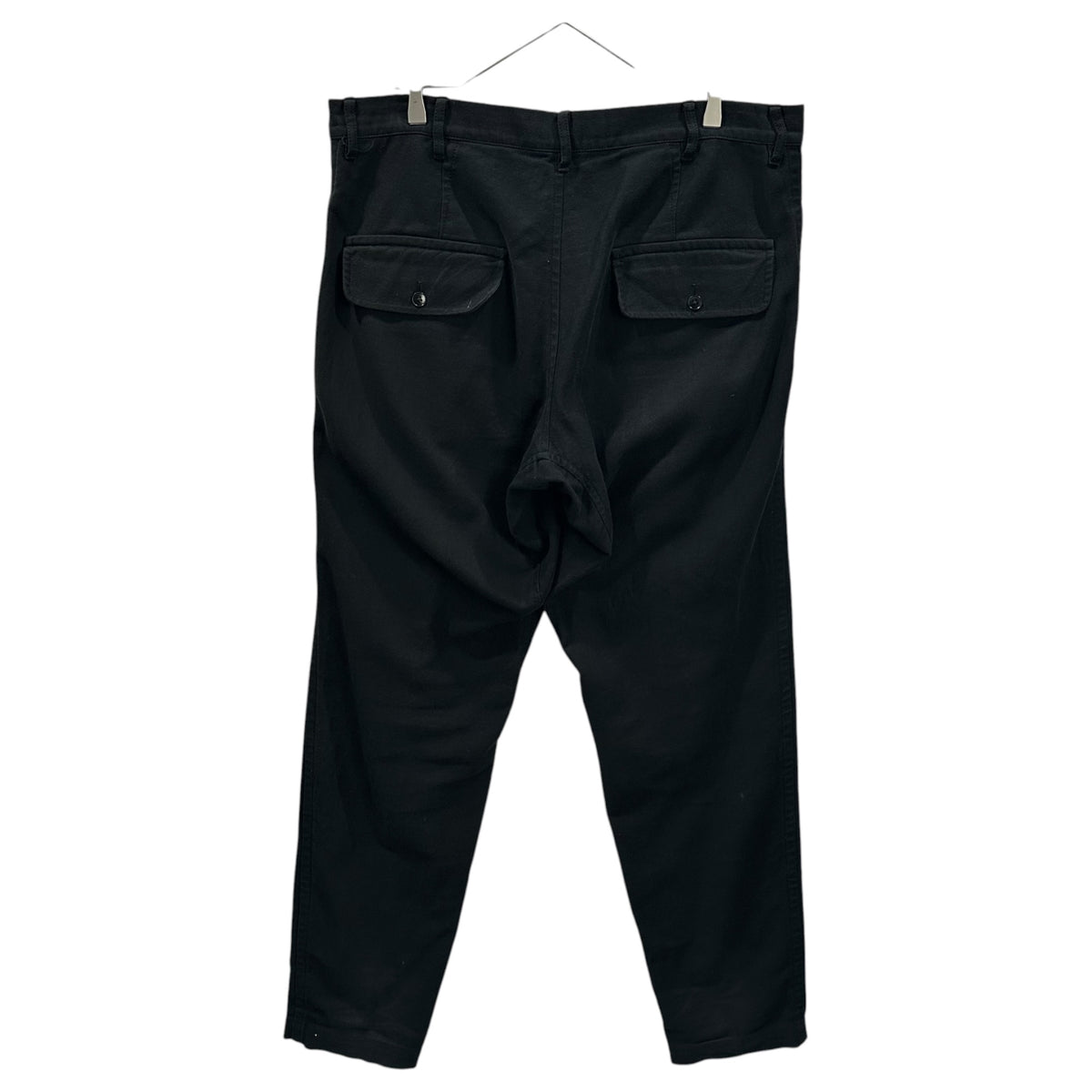 YOHJI YAMAMOTO POUR HOMME(ヨウジヤマモトプールオム) 2011AW Cotton Tapered Trousers コットン テーパード トラウザー HP-P44-014 2 ブラック パンツ