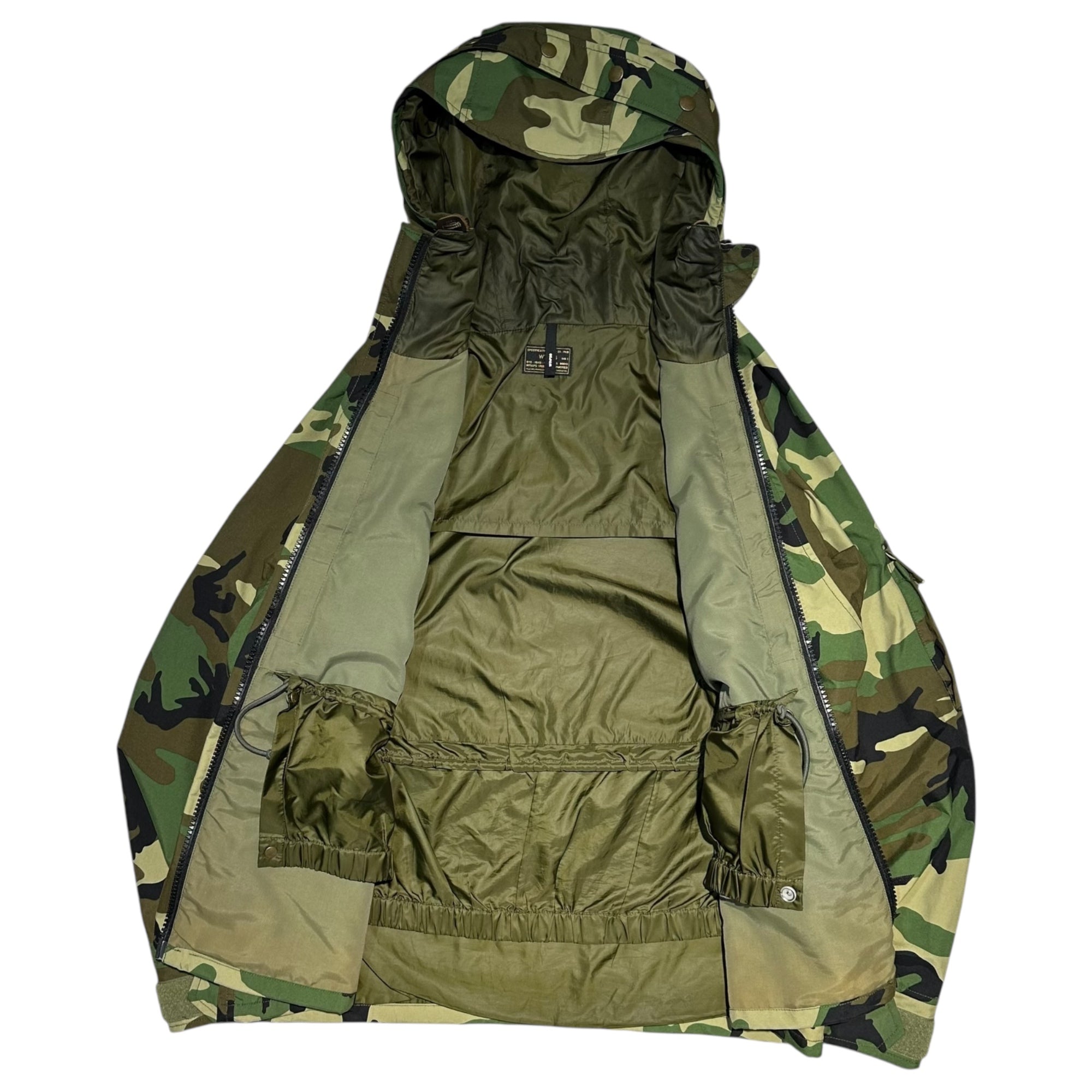 WTAPS(ダブルタップス) 15AW EX31 SNEAK COLLECTION NYLON TAFFETA TETRATEX 152LTDT-JKM01S 迷彩 カモフラ マウンテンパーカー ジャケット ブルゾン 152LTDT-JKM01S 2(M程度) カーキ