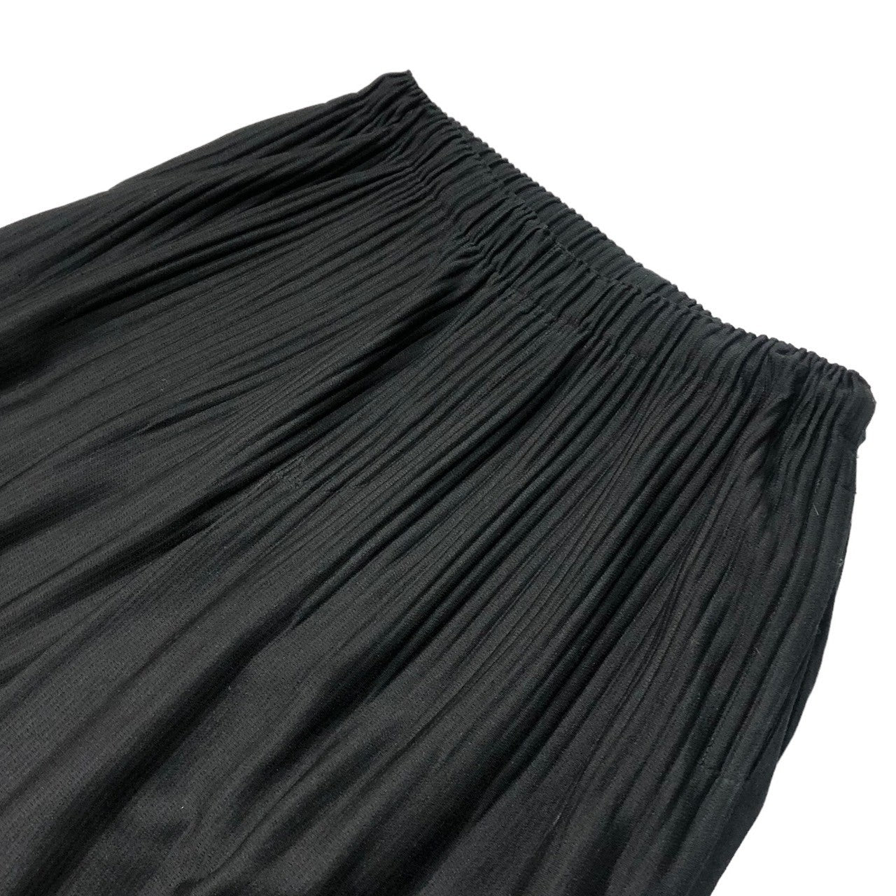 HOMME PLISSE ISSEY MIYAKE(オムプリッセイッセイミヤケ) Erased pleated full-length pants 消しプリーツ フルレングス パンツ HP55JF151 1(S程度) ブラック