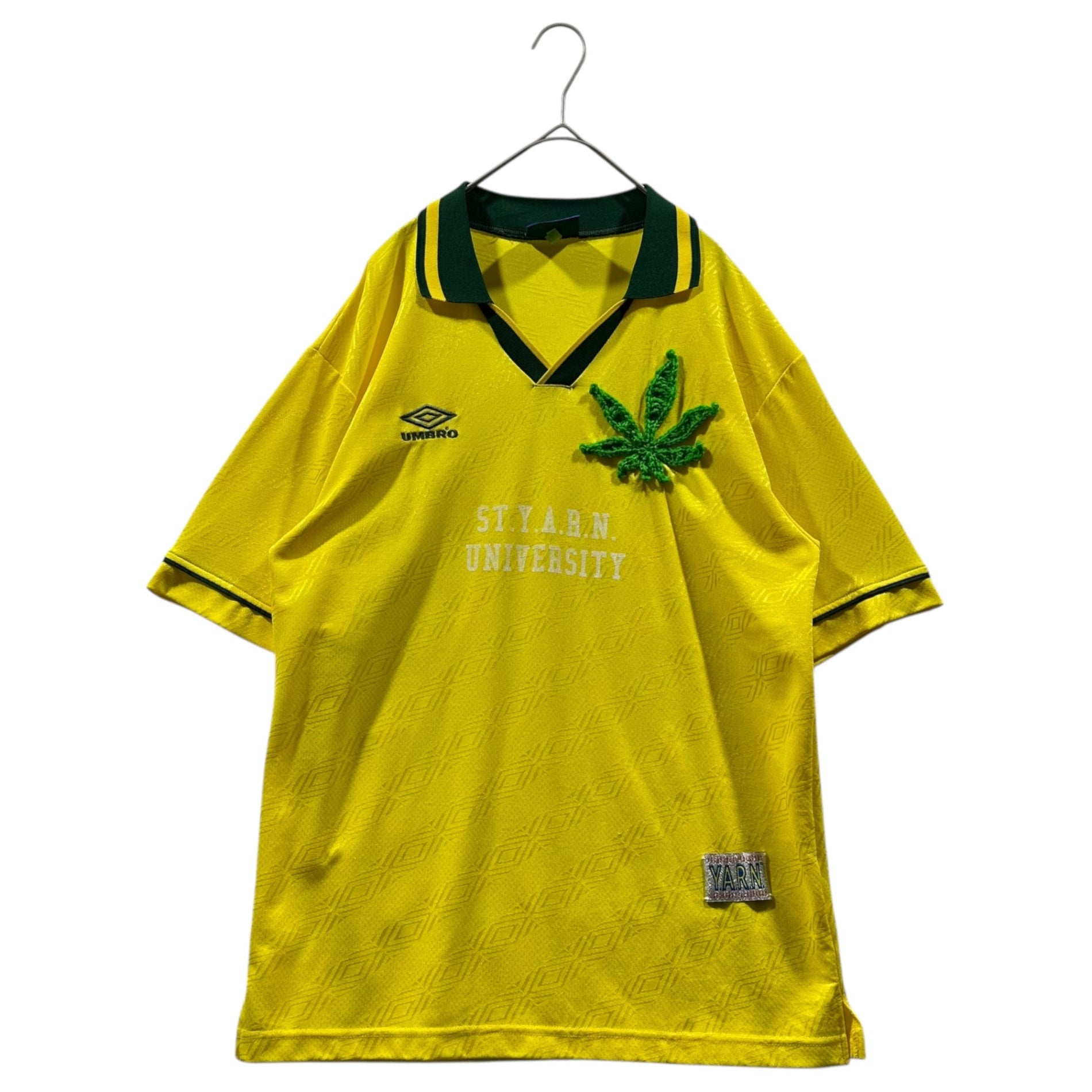 UMBRO アンブロ ブラジル代表ユニフォーム ゲームシャツ イエロー 40 L Y.A.R.N. × UMBRO(ヤーン × アンブロ) 23SS Collection Y.A.R.N. x