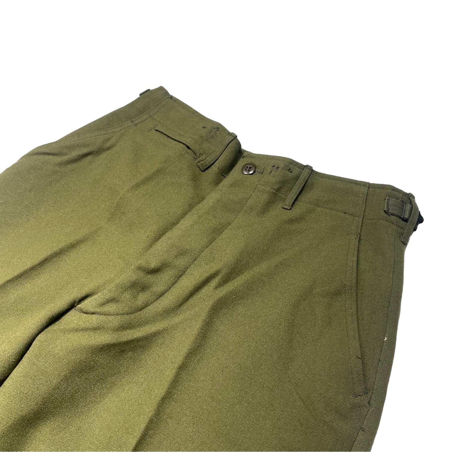 US ARMY(アメリカ軍) M-1951 wool trousers ミリタリー ウール パンツ 55-T-35650-40 SMALL REGULAR カーキ スラックス