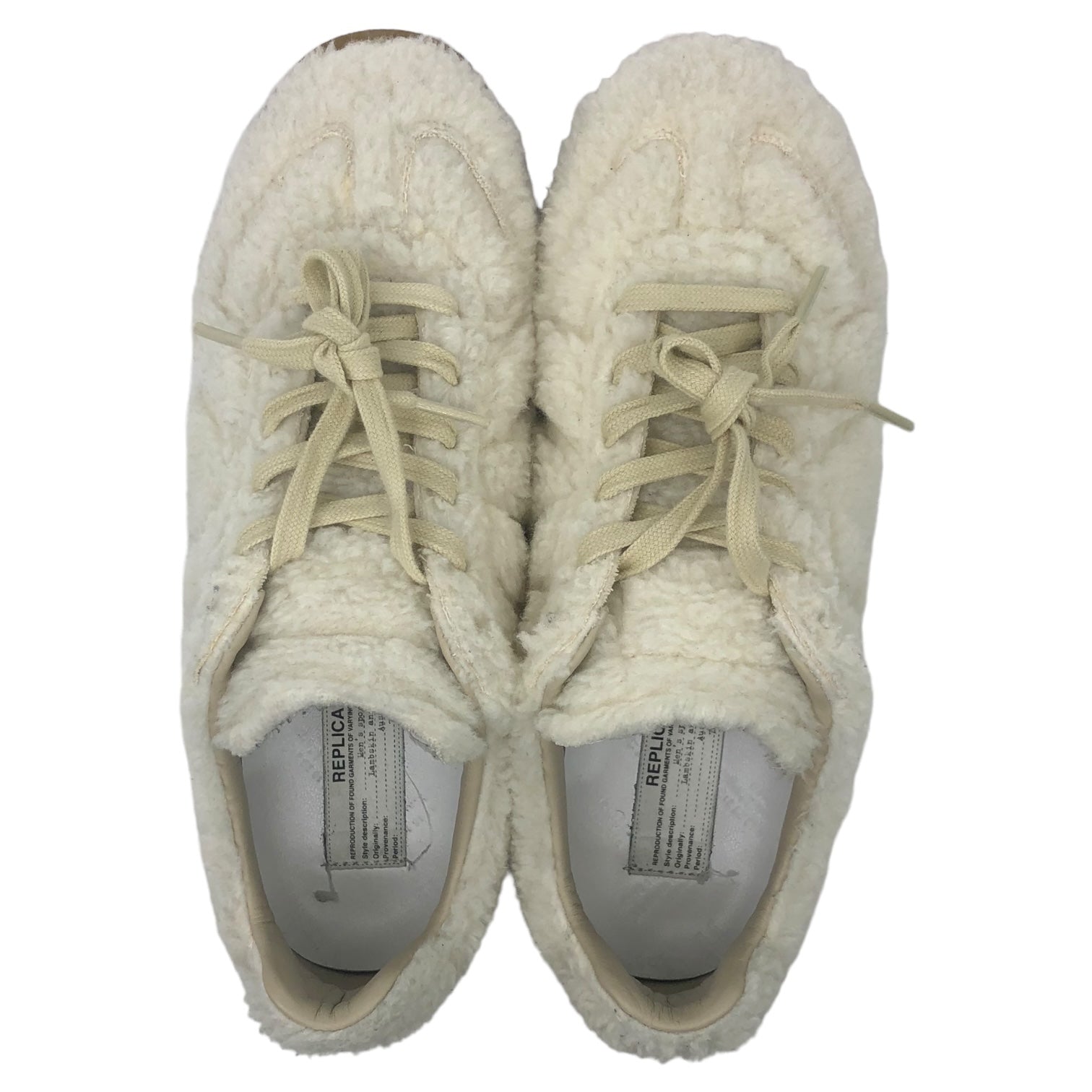 MAISON MARGIELA(メゾンマルジェラ) 21AW Replica BOA GERMAN TRAINER レプリカ ボア  ジャーマントレーナー S57WS0410P4355 41(26.5cm程度) ホワイト ローカット スニーカー