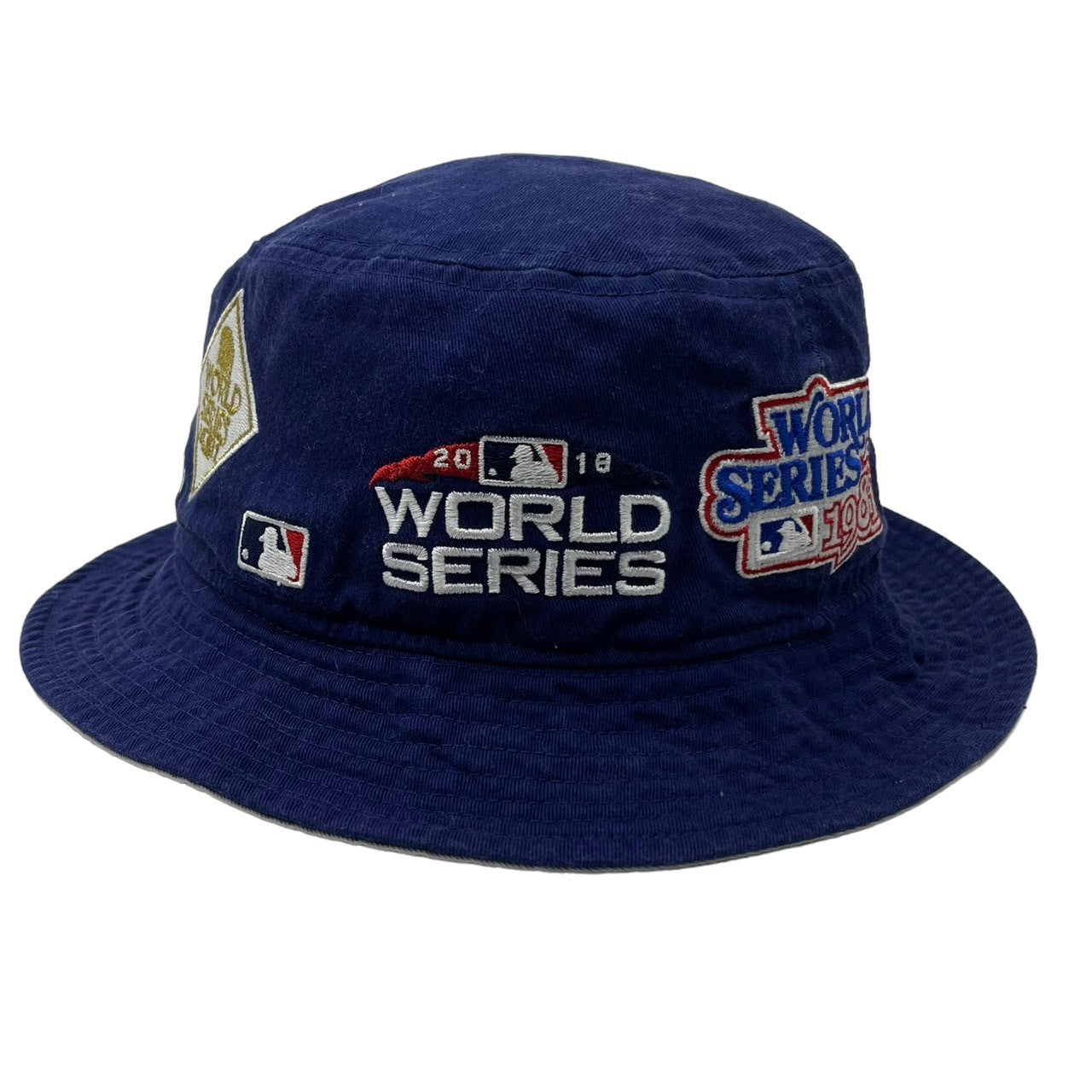 NEW ERA(ニューエラ) Team Logo Allover MLB HAT チームロゴ ハット ブルー COOPERSTOWNコラボ