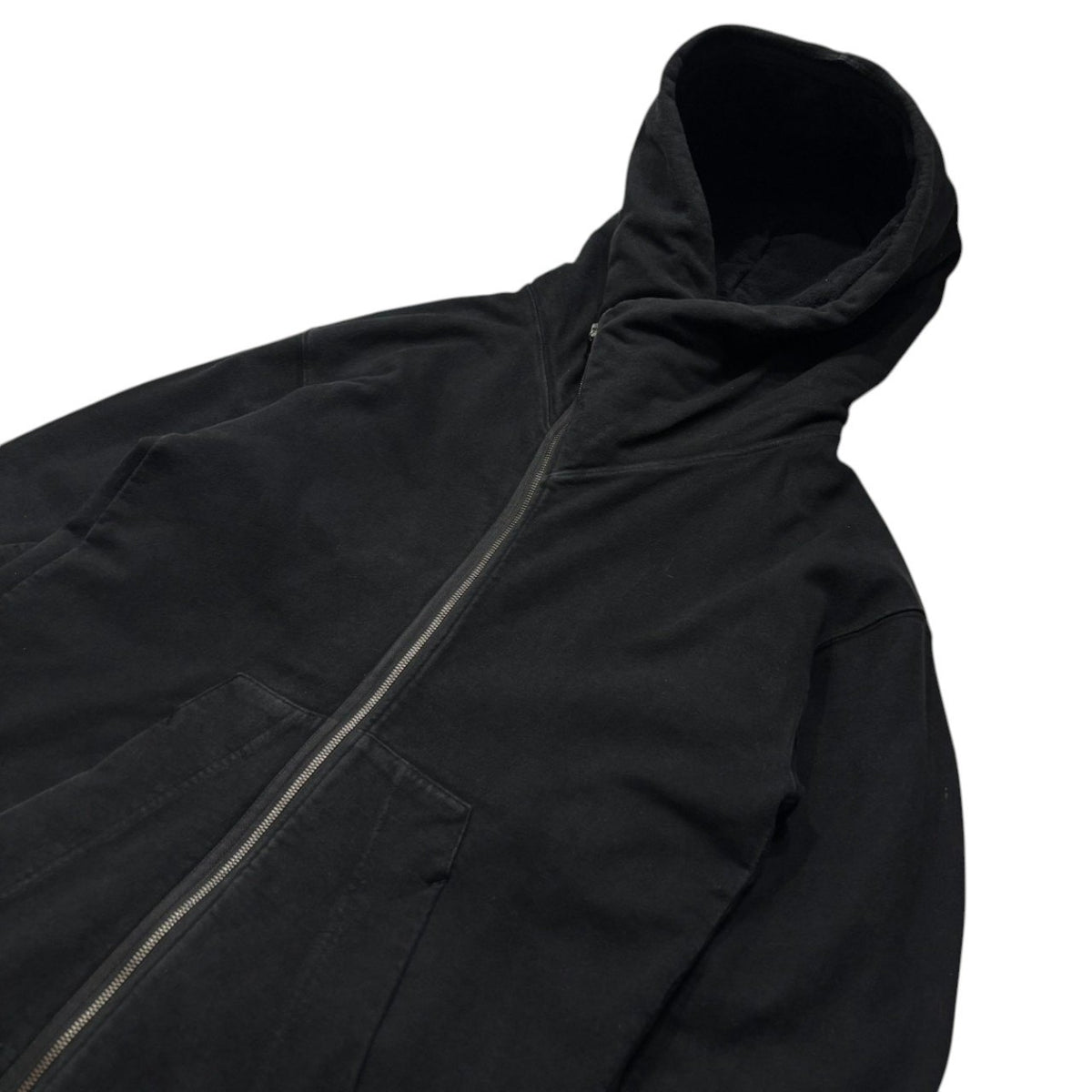 JULIUS(ユリウス) 2020AW Coated Zip-Up Hoodie コーティング ジップ アップ フーディ 717CUM19-C 1 ブラック
