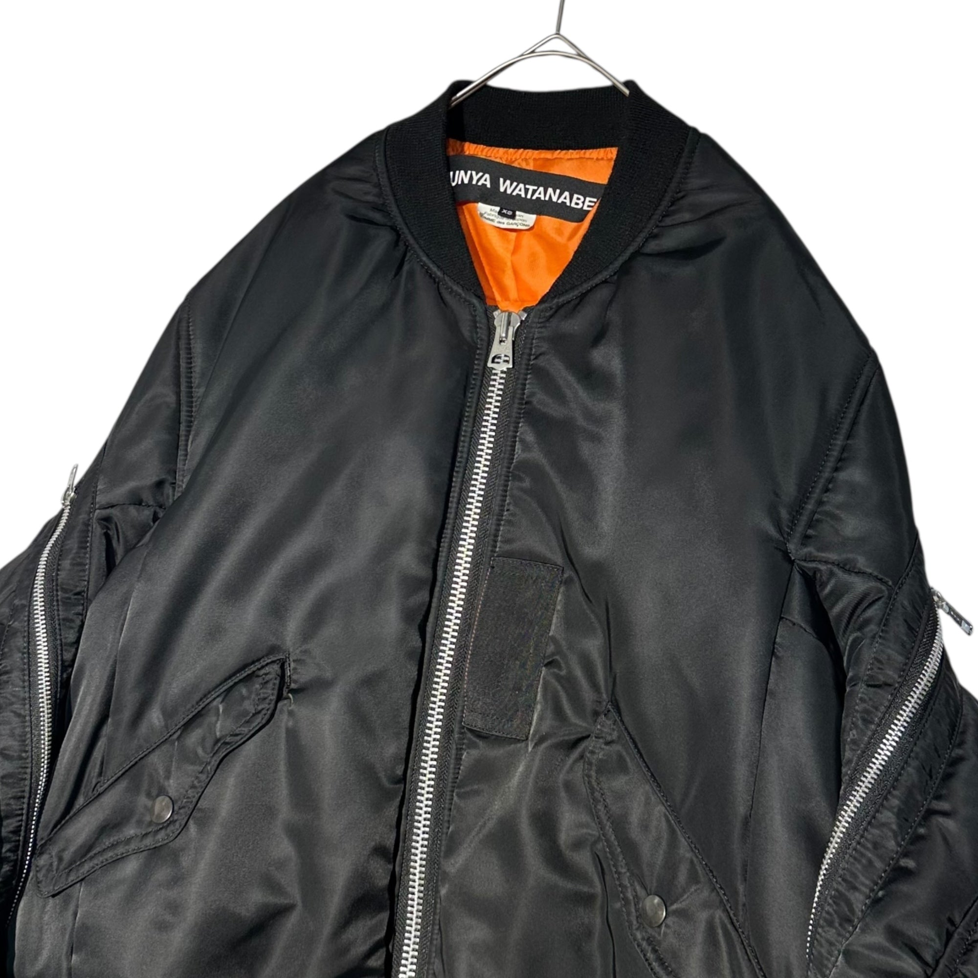 JUNYA WATANABE(ジュンヤワタナベ) 23AW Oversized MA-1 Bomber Blouson オーバーサイズ MA1 ボンバー ブルゾン JL-J037 XS ブラック AD2023