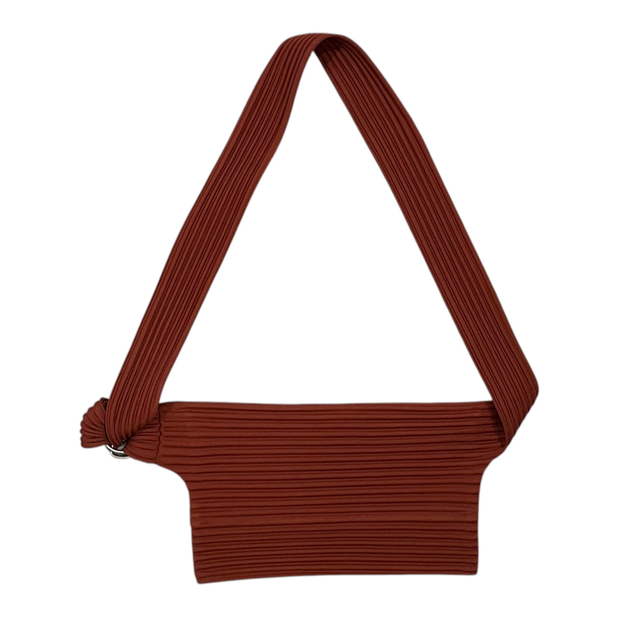 PLEATS PLEASE(プリーツプリーズ) pleated shoulder bag プリーツ ショルダーバッグ PP94-AG591 FREE ブリックカラー(レンガ色)