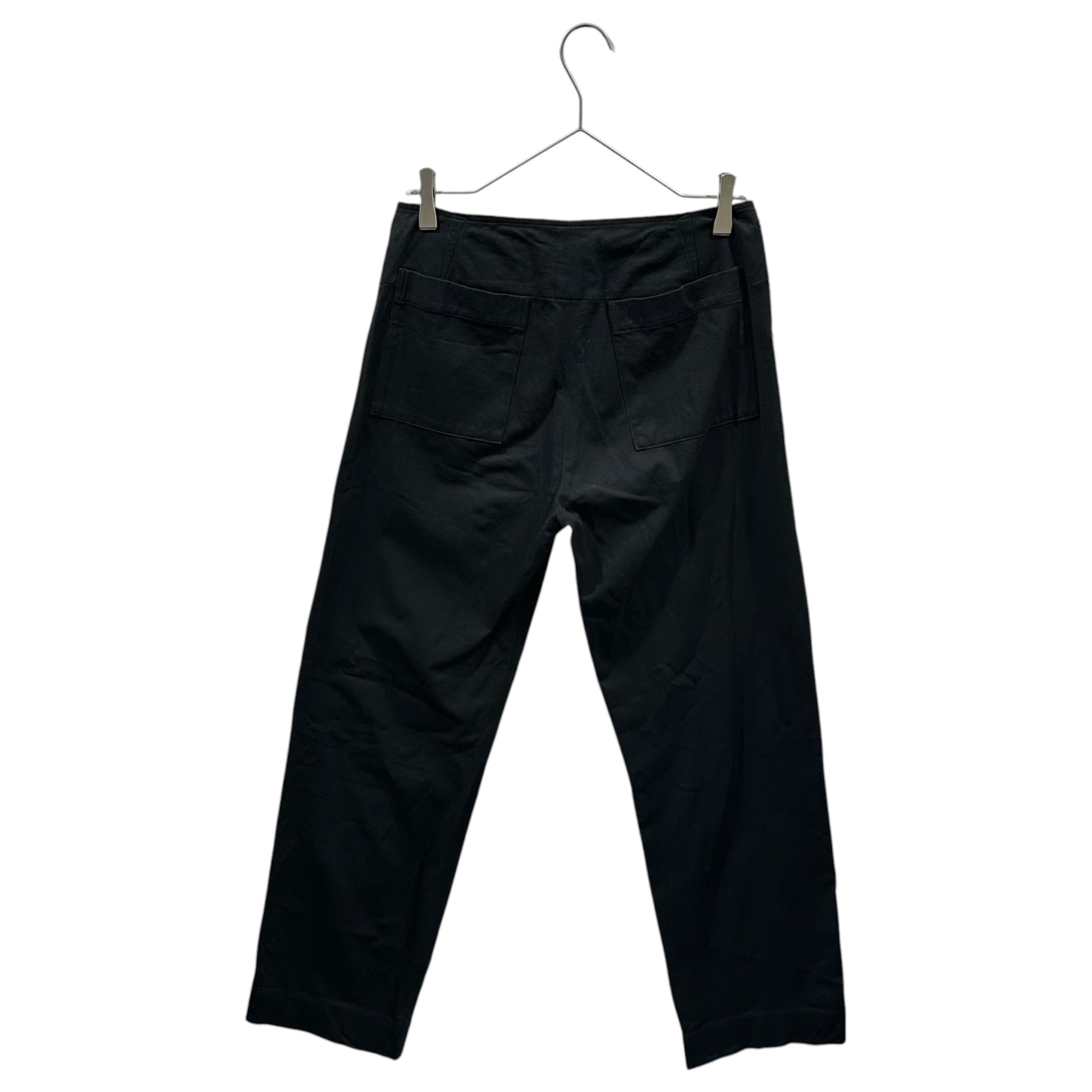 ISSEY MIYAKE(イッセイミヤケ) 2011SS Side-Button Stretch Pants サイドボタン ストレッチ パンツ スラックス IM11FF026 2(M) ブラック