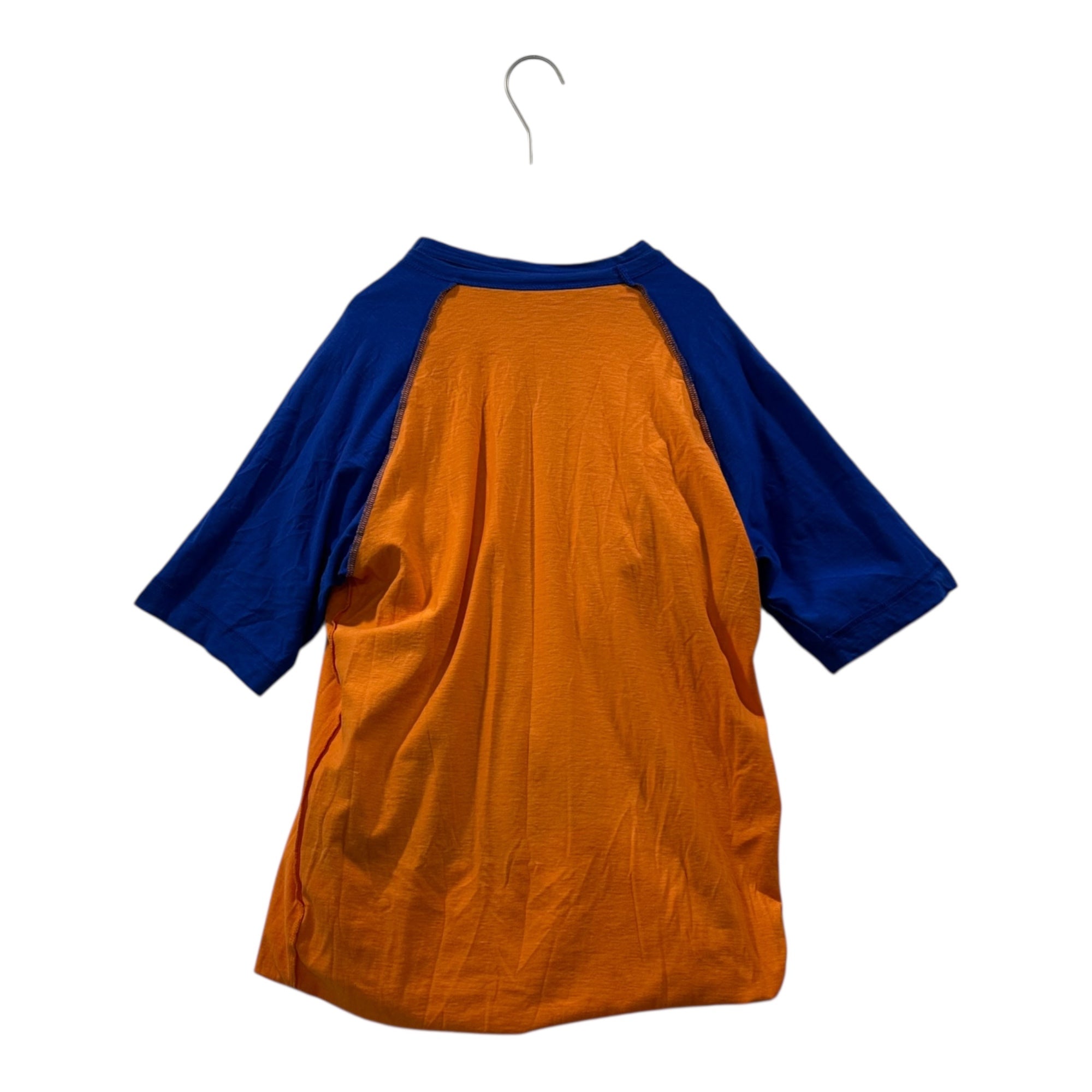 biscuithead(ビスケットヘッド) 2shirts ago #chapter nylon REVERSIBLE CREUNECK T-SHIRTS 2シャツ リバーシブル クルーネック Tシャツ BCT-1 M ブルー×オレンジ 橋爪氏デザイン