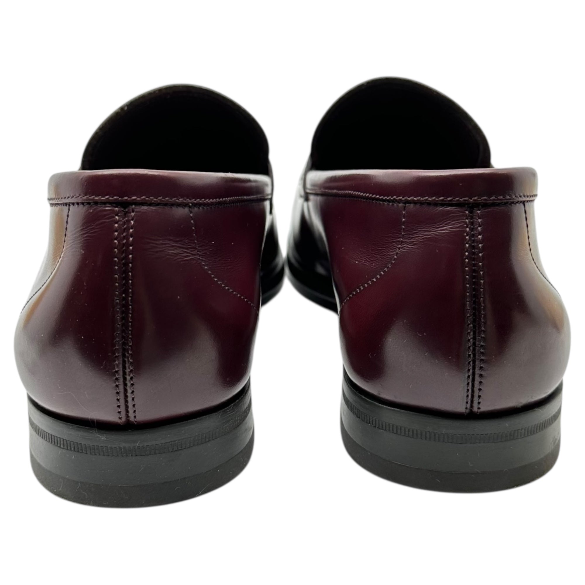Salvatore Ferragamo(サルヴァトーレフェラガモ) Gancini Leather Loafers ガンチーニ 金具 レザー ローファー 36266 7 1/2 EE(25.5cm) ブラウン