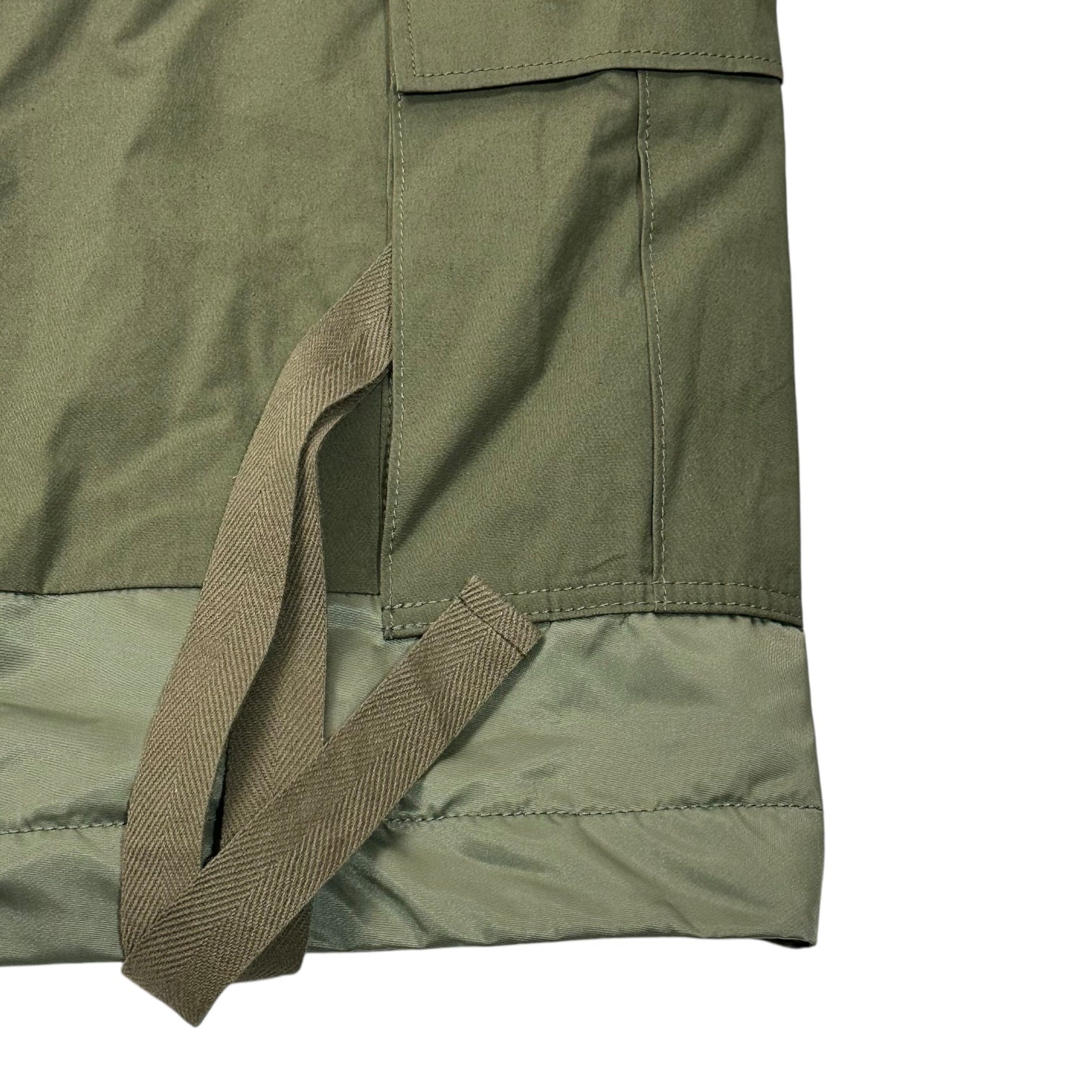 sacai(サカイ) 21SS Cotton Nylon Oxford Short コットン ナイロン オックスフォード ショーツ ハーフパンツ 21-02506M 1(S程度) カーキ