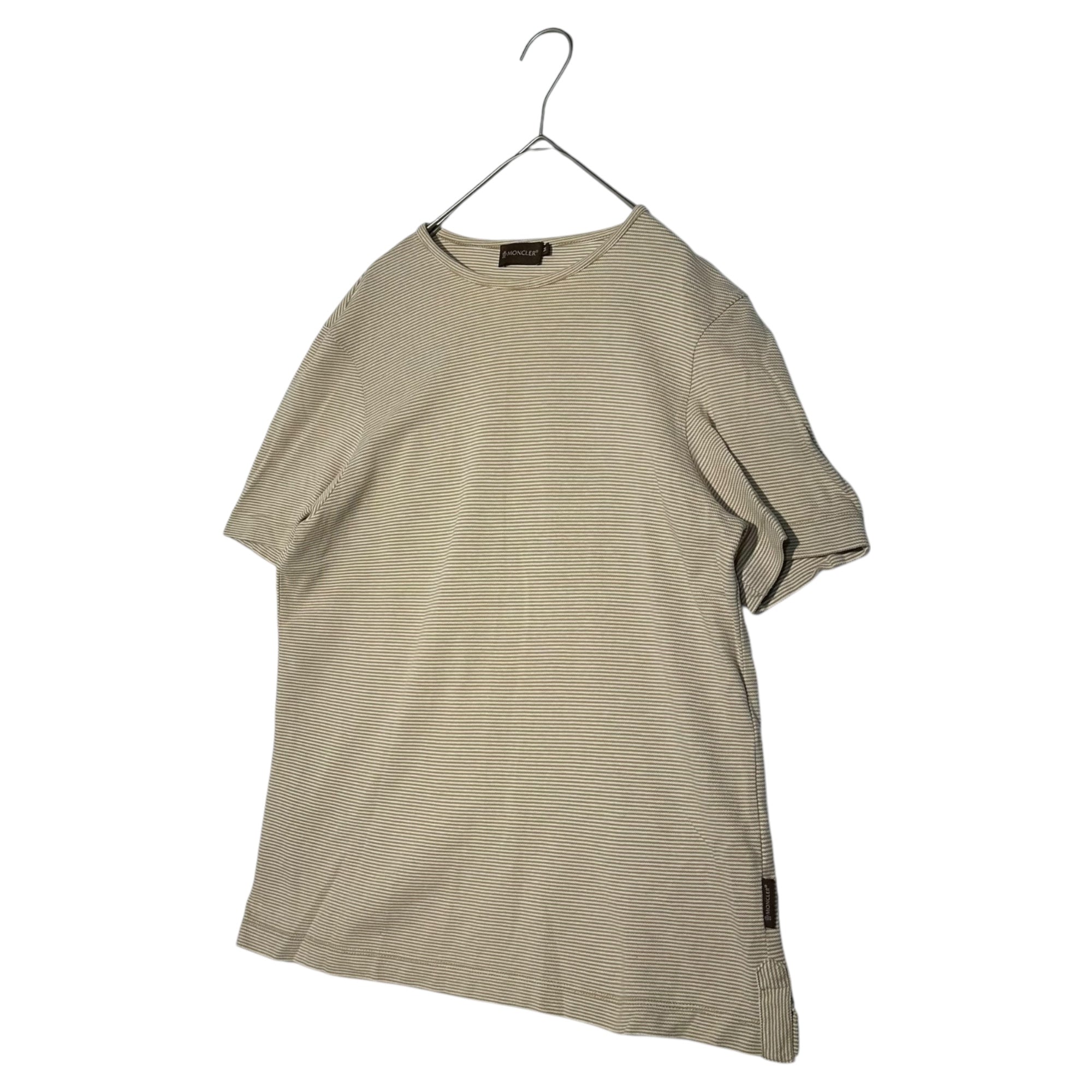MONCLER(モンクレール) 90's Deer Crew Neck T-Shirt 鹿の子 クルーネック Tシャツ M ベージュ 茶タグ
