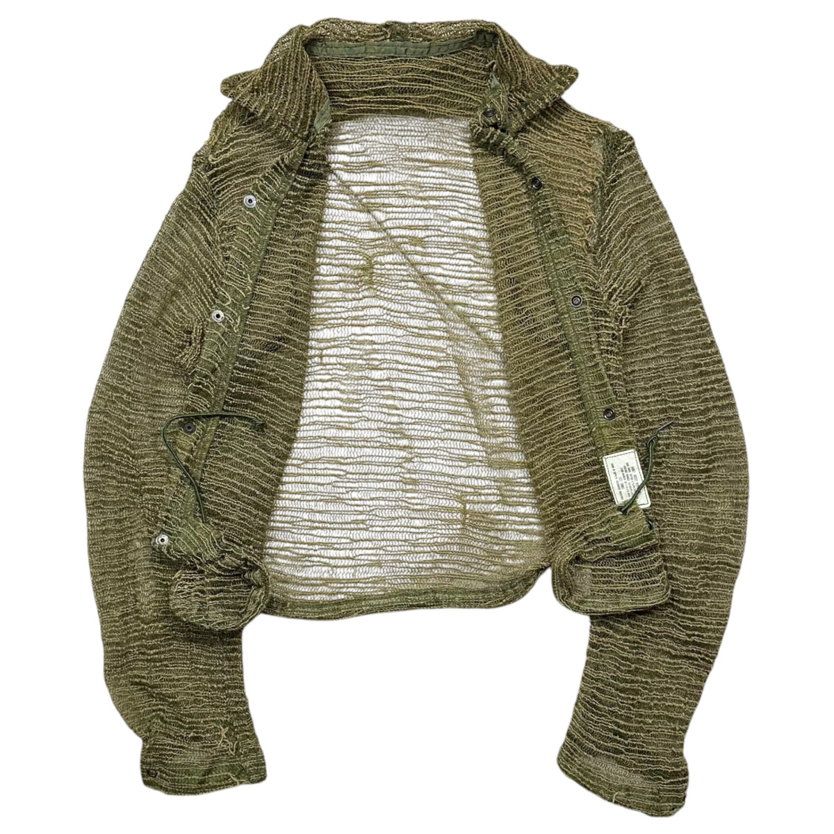 US ARMY(アメリカ軍) 1985's JACKET, INSECT REPELLENT モスキート ネット パーカー 8415-01-035-0846 SMALL オリーブ 80's 80年代 ヴィンテージ ミリタリー