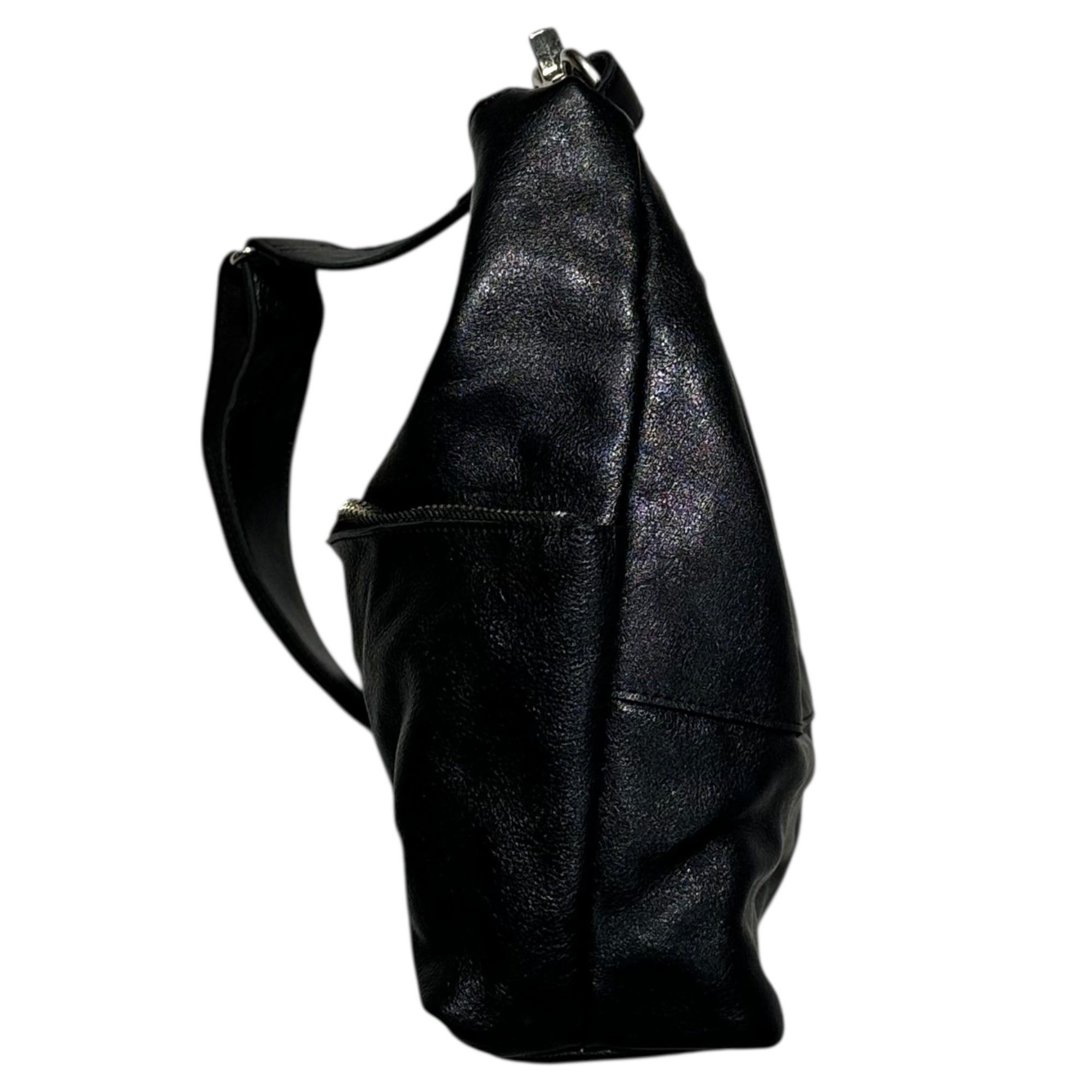 OPENING ACT(オープニングアクト) MADE in JAPAN Washcow Leather 2-Way Shoulder Bag ウォッシュカウレザー2WAY ショルダー バッグ opa250565 ブラック 日本製 本革