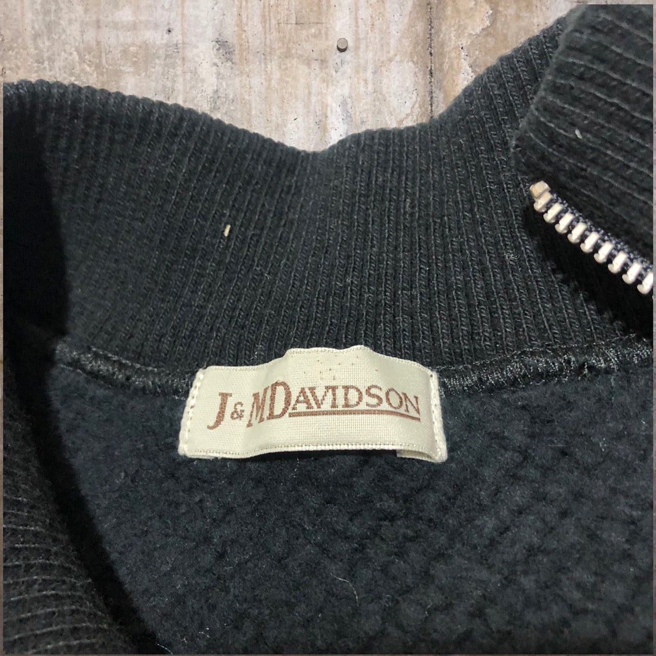 J&M Davidson(ジェイ&エムデヴィッドソン) ハイネックスウェットシャツ 0189731 表記なし(S程度) ブラック