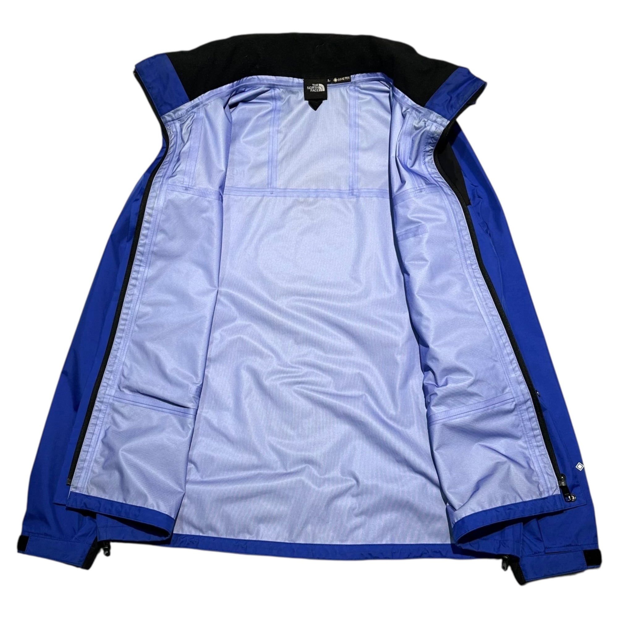 THE NORTH FACE(ノースフェイス) GORE-TEX Mountain Raintex Jacket ゴアテックス マウンテン レインテックス ジャケット NP12135 L ブルー×ブラック マウンテンパーカー