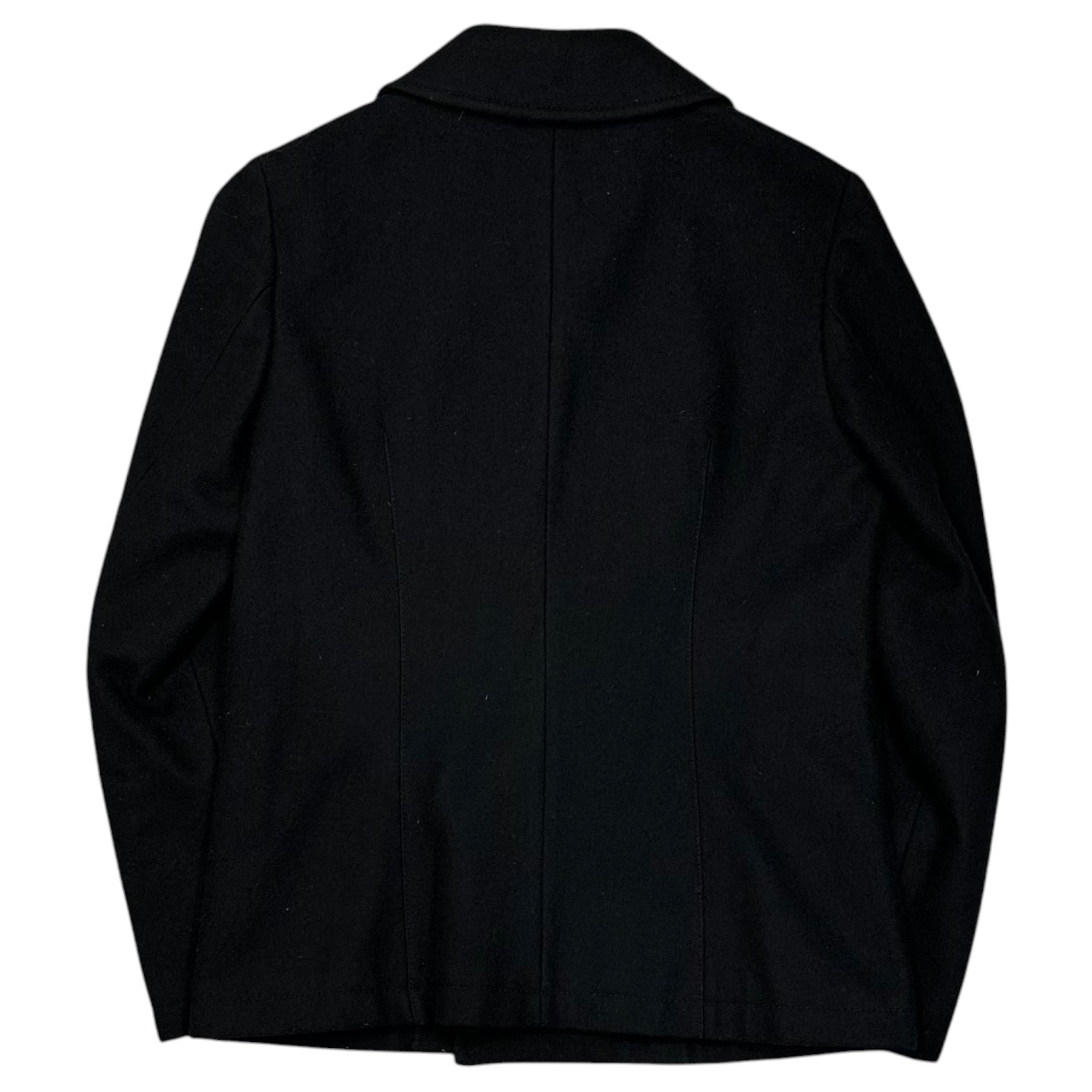 JUNYA WATANABE COMME des GARCONS(ジュンヤワタナベコムデギャルソン) 2008AW MeLton Peacoat メルトン Pコート JB-C044 表記無(M程度) ブラック AD2008