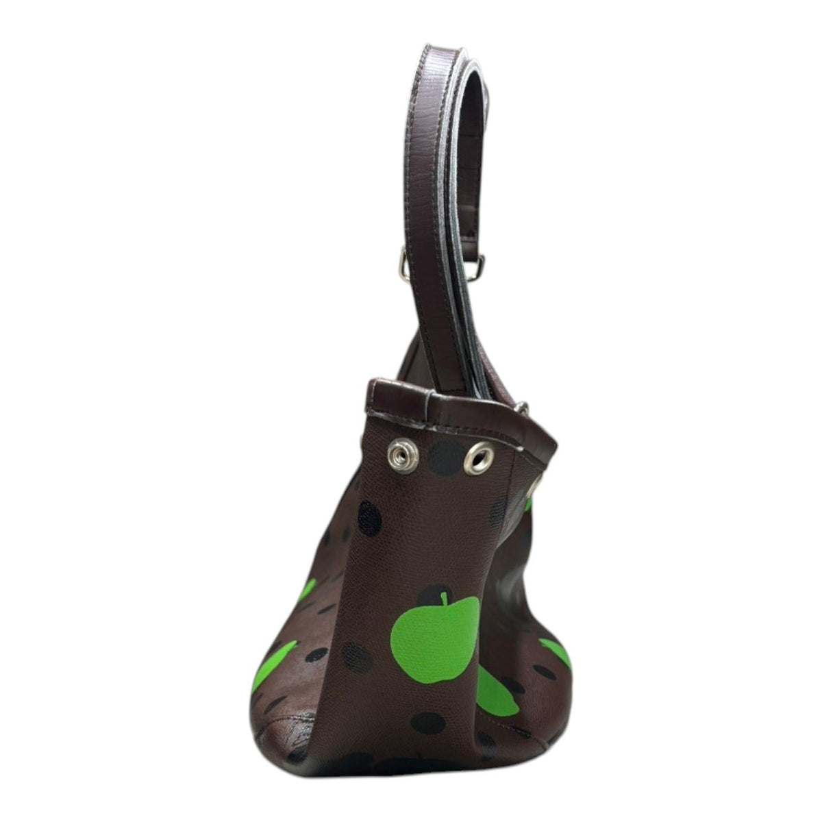 THE BEATLES COMME des GARCONS(ザビートルズコムデギャルソン) Boat Bag Green Apple ボート バッグ グリーン アップル VD-K001 ブラウン 2009 アーカイブ