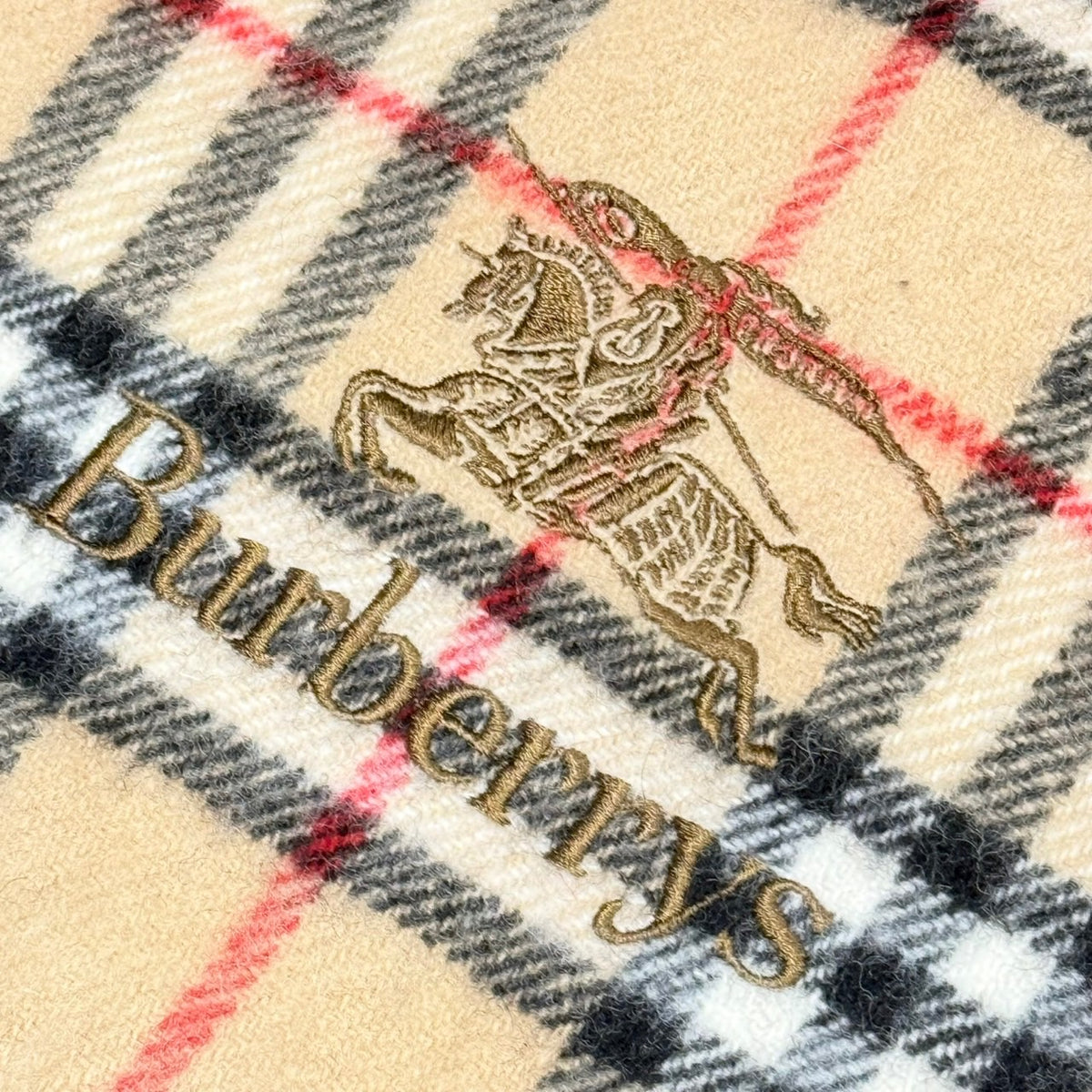 Burberry’s(バーバリーズ) Nova Check Wool Scarf ノヴァチェック ウール マフラー ベージュ