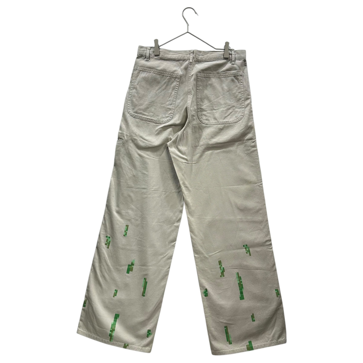 COMME des GARCONS HOMME PLUS(コムデギャルソンオムプリュス) 2000's Pixel-Camo Straight Chino Pants ピクセル カモ ストレート チノパン PP10086S S ベージュ×グリーン AD2000 00s アーカイブ