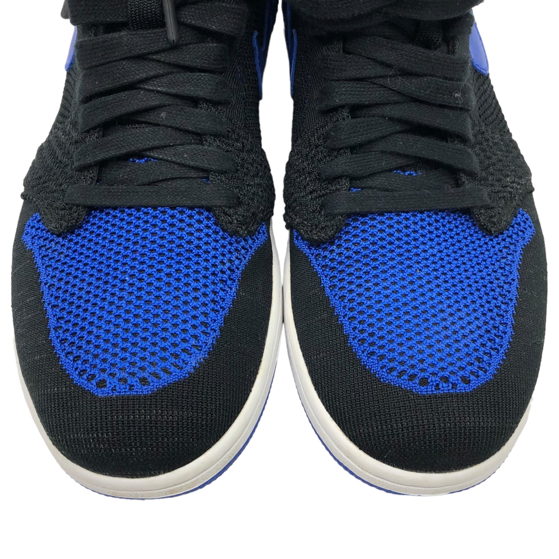 NIKE(ナイキ) AIR JORDAN 1 RETRO HI FLYKNIT エアジョーダンワン レトロ ハイ フライニット 919704-006 27.5cm BLACK/GAME ROYAL-WHITE ブラック ゲーム ロイヤル ホワイト 箱付