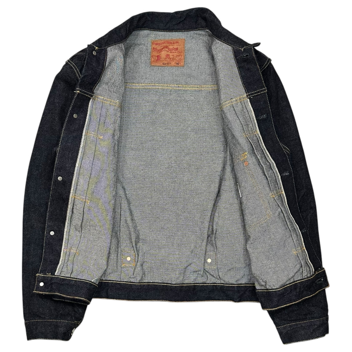 STUDIO D'ARTISAN(ステュディオ・ダ・ルチザン) 1st TYPE DENIM JACKET 100番台 1stタイプ デニム ジャケット SD-411 40 インディゴ
