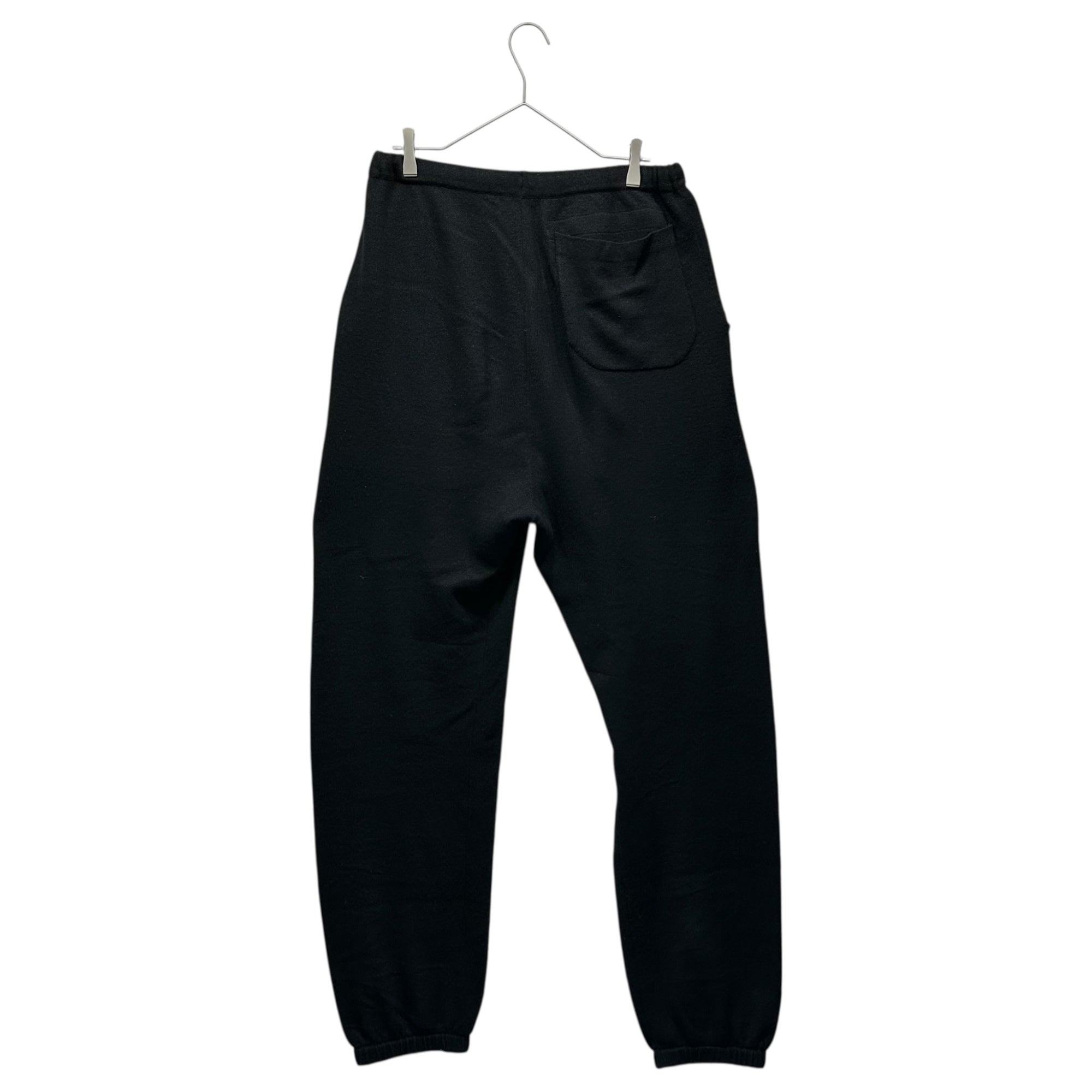 COMOLI(コモリ) 25SS Wool Washi Knit Pants ウール 和紙 ニット パンツ B01-06005 3 ブラック