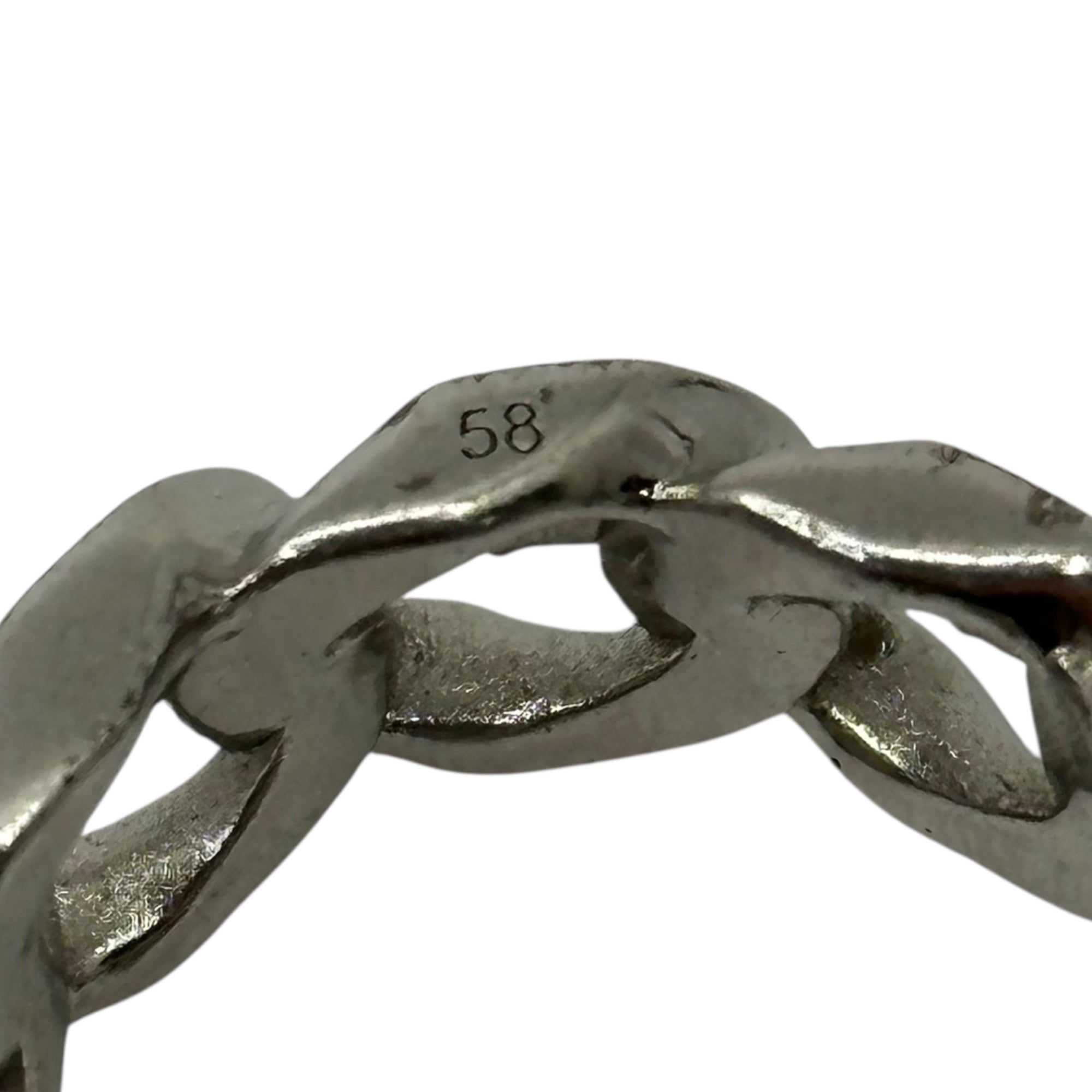 GIVENCHY(ジバンシィ) G CHAIN RING G チェーン リング BF30CDF003 18.5号 シルバー 指輪 箱付