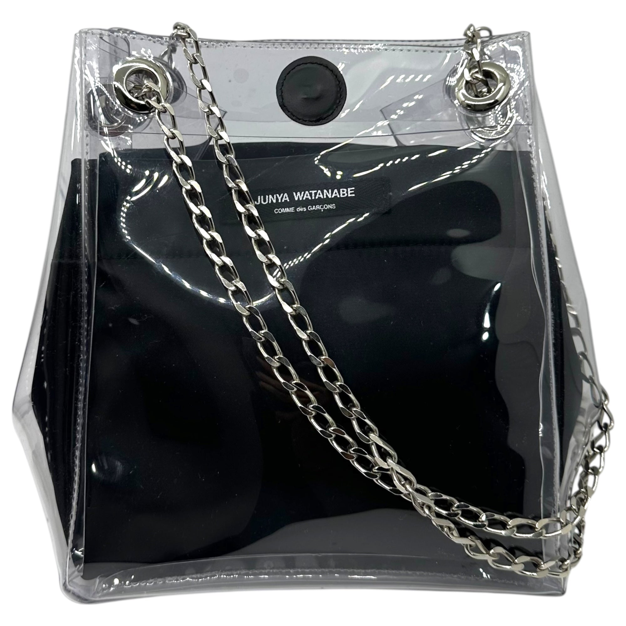 JUNYA WATANABE ショルダーバッグ 透明 JUNYA WATANABE(ジュンヤワタナベ) 21SS Clear Chain Shoulder Bag