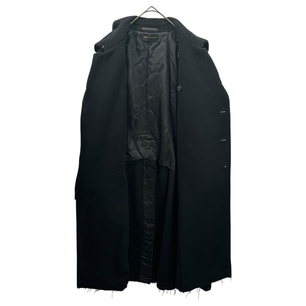 COMME des GARCONS(コムデギャルソン) 1994AW Double-Breasted Wool Long Coat ダブルブレスト ウール ロング コート GC-040120 表記無(FREE) ブラック 90年代 90's