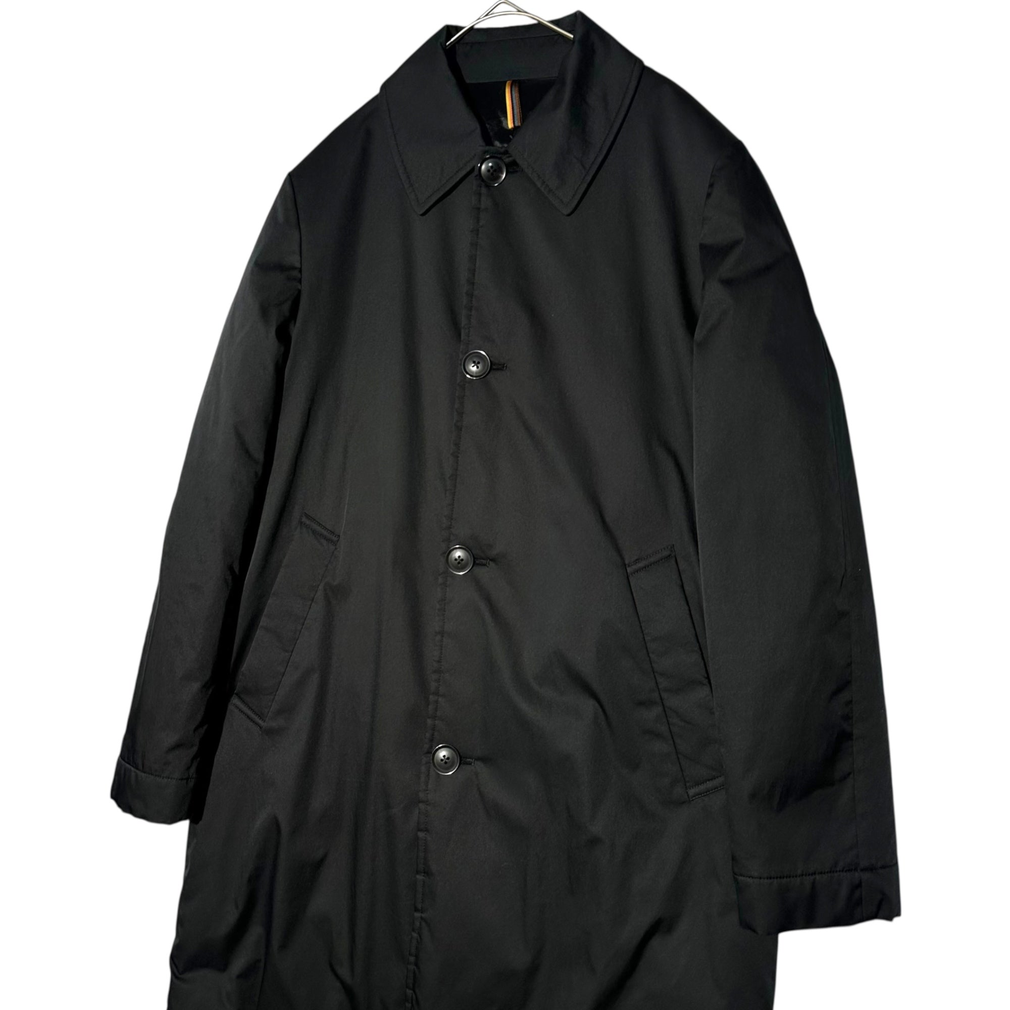 PAUL SMITH(ポールスミス) THINDOWN SOUTIEN COLLAR COAT シンダウン ステンカラー コート 283069 083RPD M ブラック 参考定価82,500円(税込)