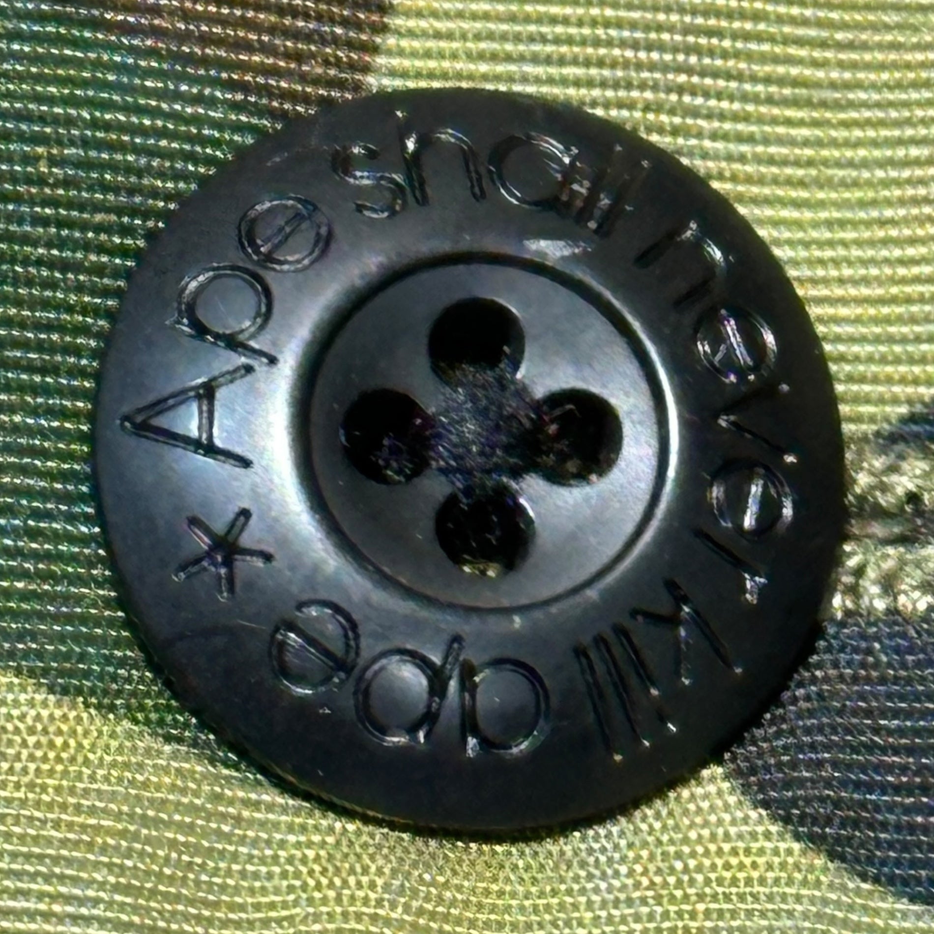 A BATHING APE(アベイシングエイプ) 1st CAMO NYRON PANTS ファーストカモ ナイロン カーゴ パンツ 001PTF701006X XL カーキ